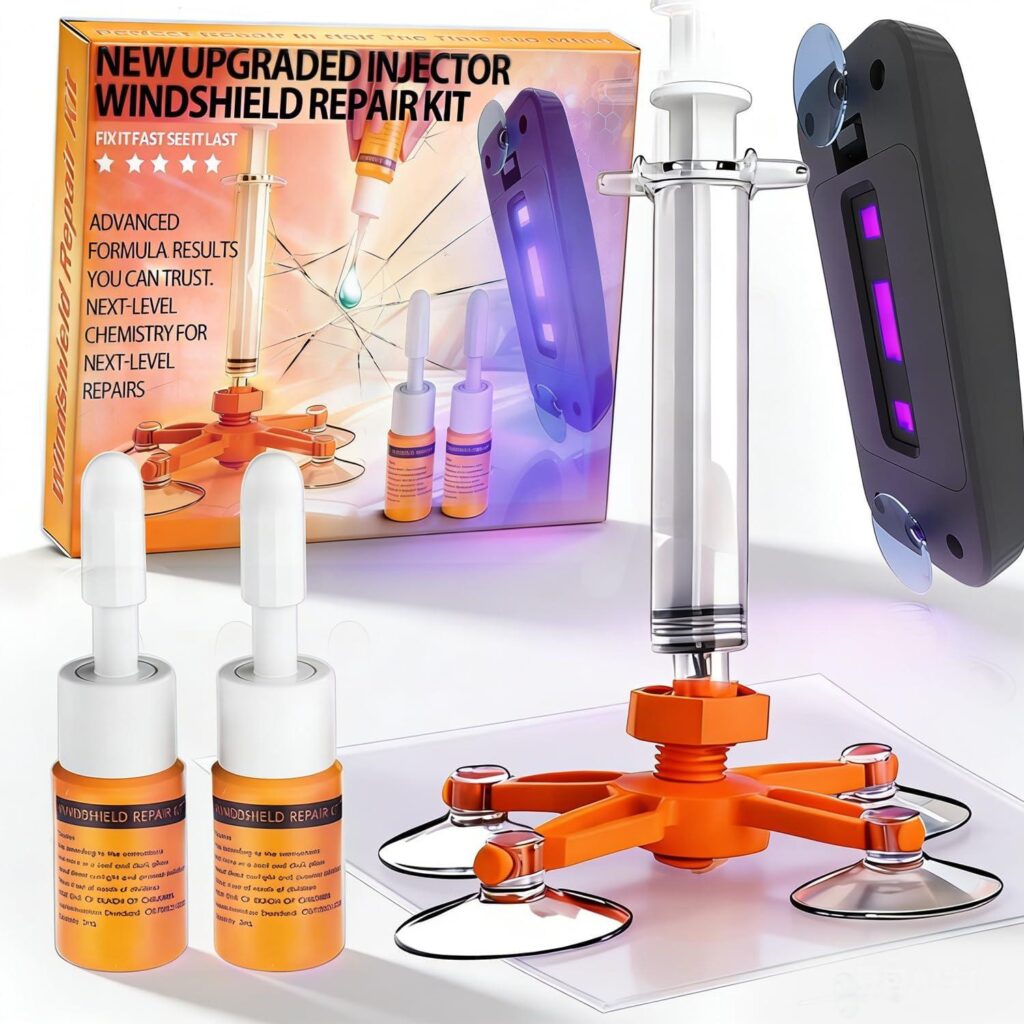 Best Automotive – Windshield Crack Repair Kit with Curing Light Review