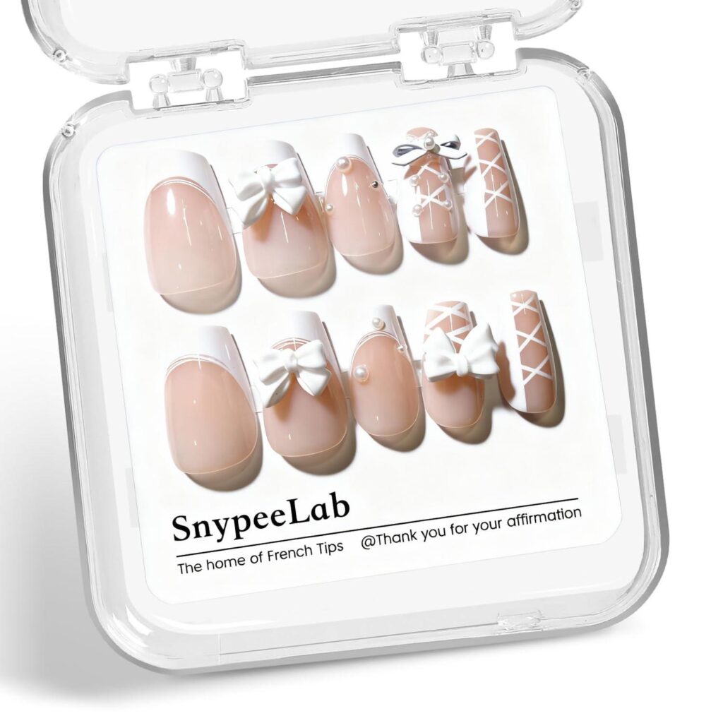 Best Press On Nails – Handmade Ballerina French Tip Review