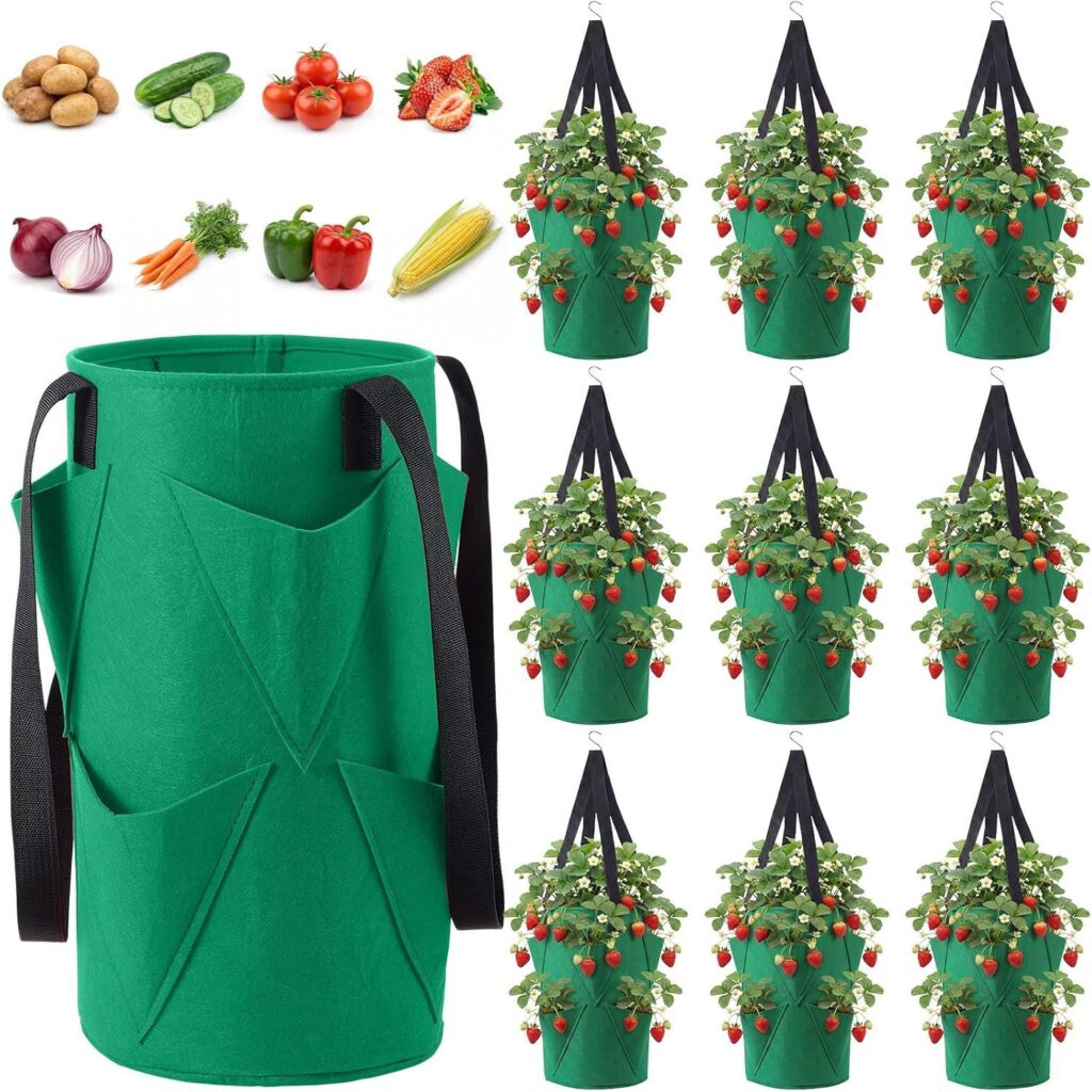 Best Vertical Garden Planter – SATINIOR Strawberry Planter Set Review