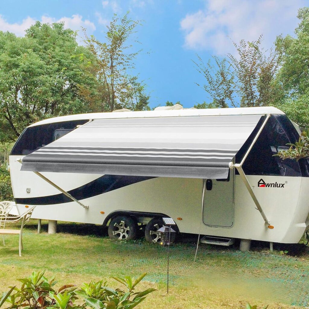 Best RV Awning – Awnlux White Manual Modular Retractable Awning Review