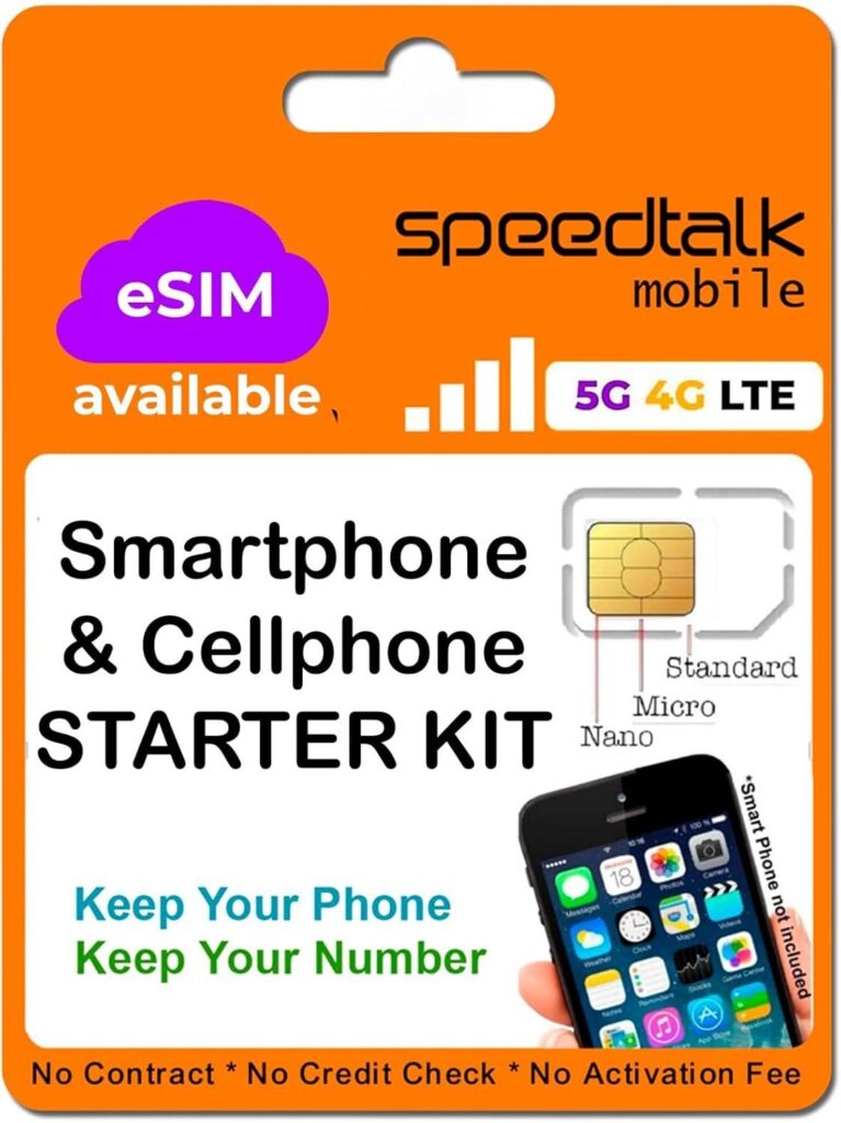Best eSIM Card Starter Kit – SpeedTalk Mobile Review