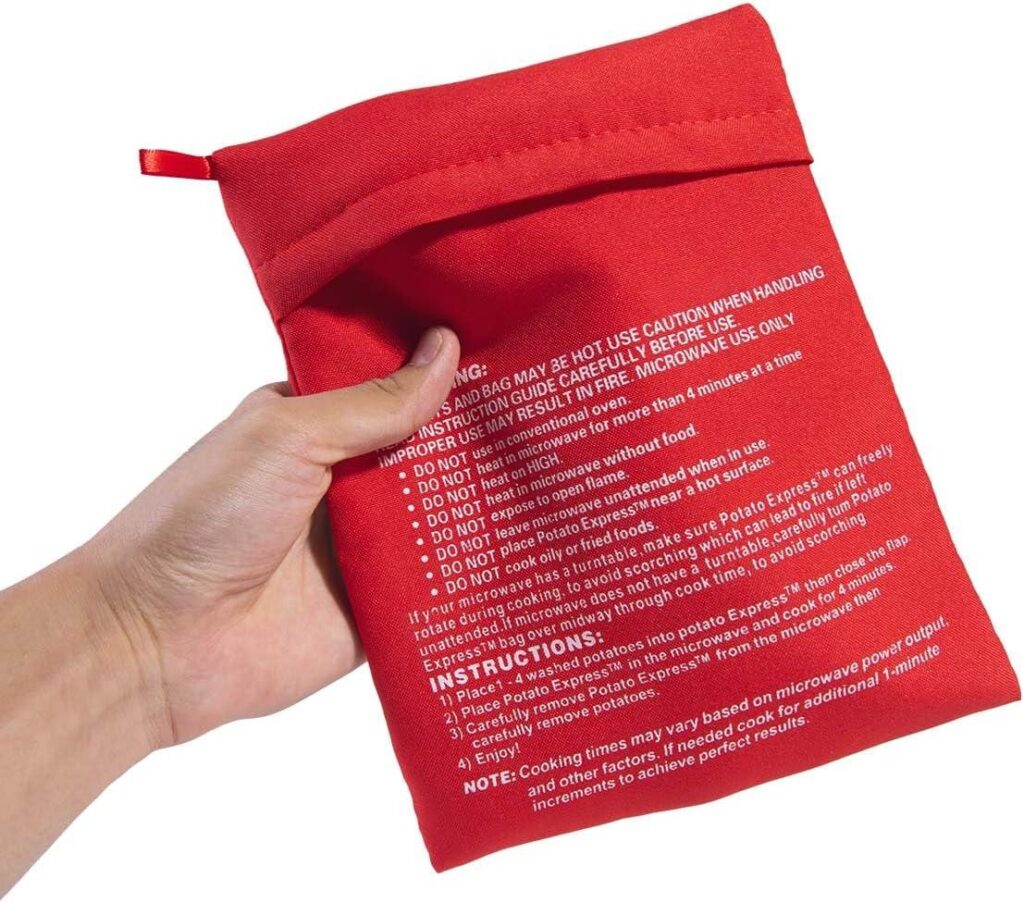 Best Kitchen Gadgets – OBTANIM 2 Pack Microwave Potato Bag Reusable Pouch