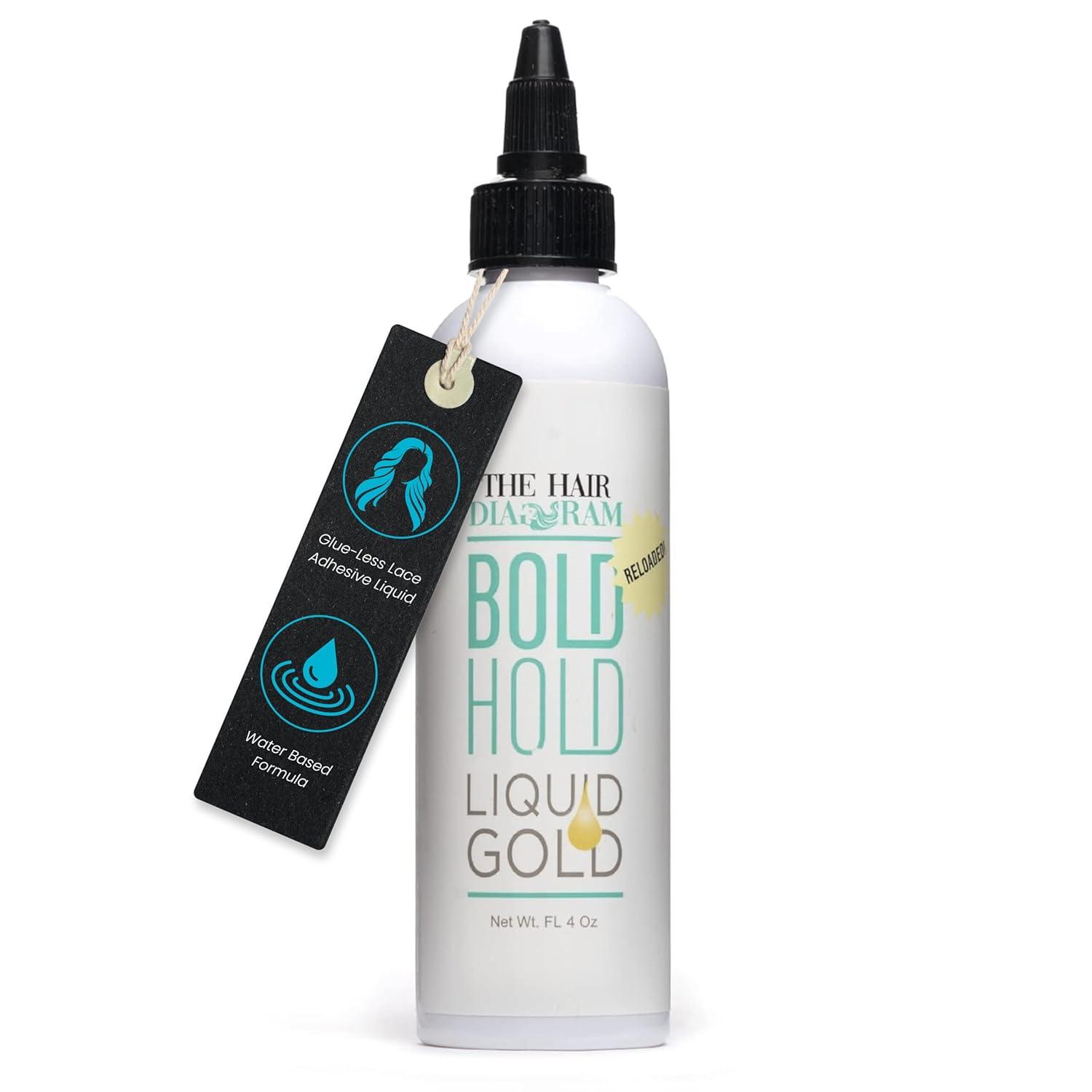 Versus Hair Diagram: Bold Liquid Gold Reloaded… Surprising Non-Toxic Hold for Wigs (Baby Hair Ready)