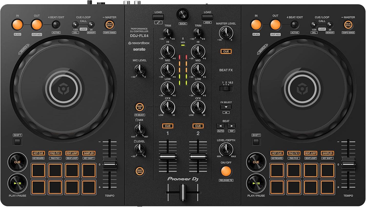 Flx4's unique sound source meets Serato's DDJ-FLX4... Versus DJ Controller Graphite, tested for surprising insight in 2024