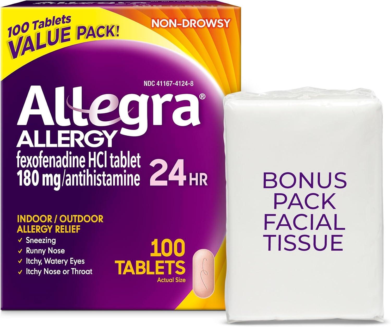Allegra vs. Claramax: Versus Tissue Pack Relief || Non-Drowsy Tested meds!