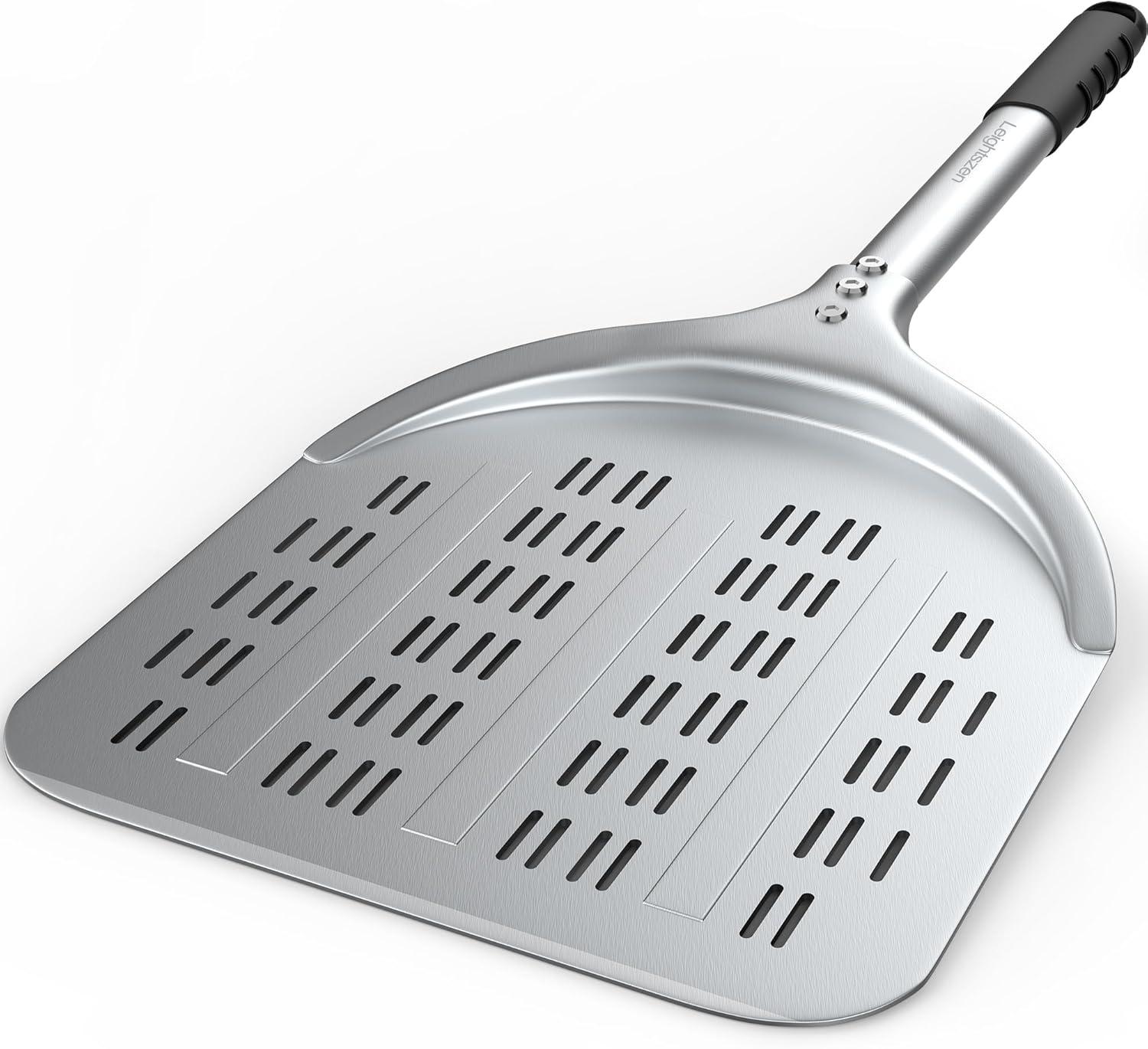 Outdoor Pizza Peel Showdown: Tested 12'' Perforated, Hooked, Turning... Non-Stick Chuck E. Cheese