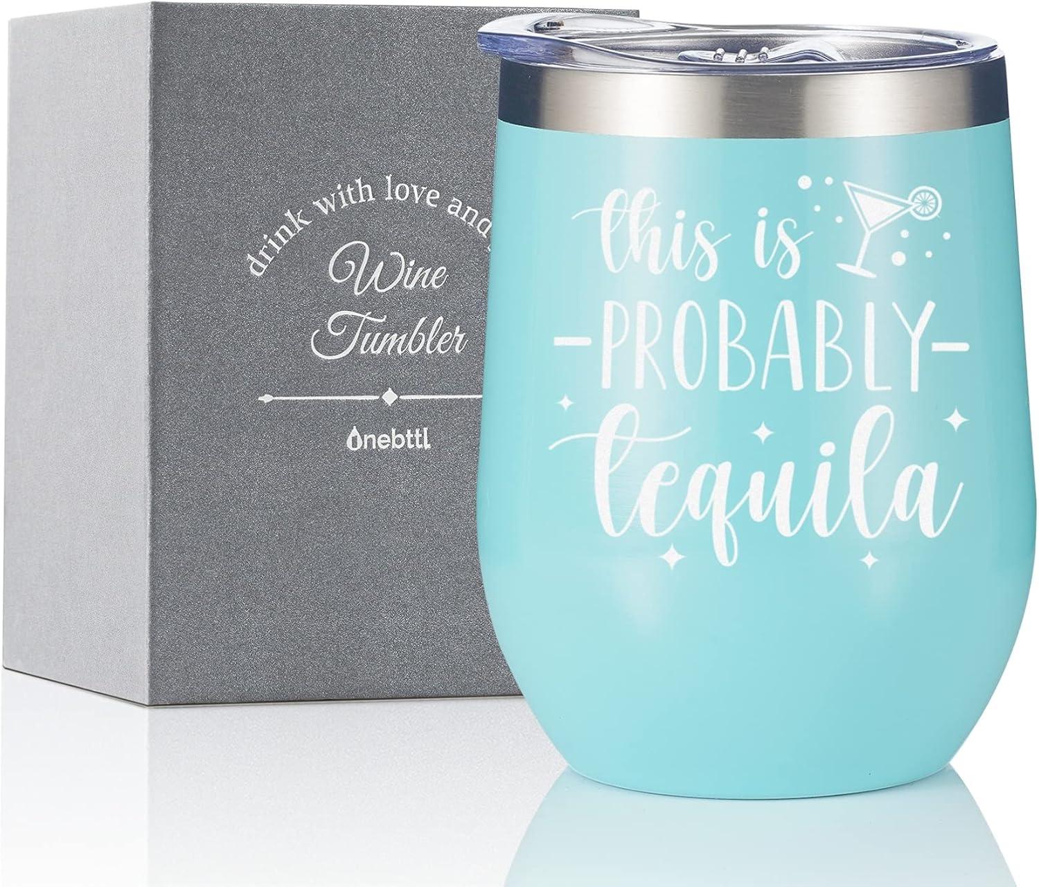 Funny Insulated Tumbler vs Teal Gift: Tested For Women's Trending Tequila Choice... Perfect Pairing!
