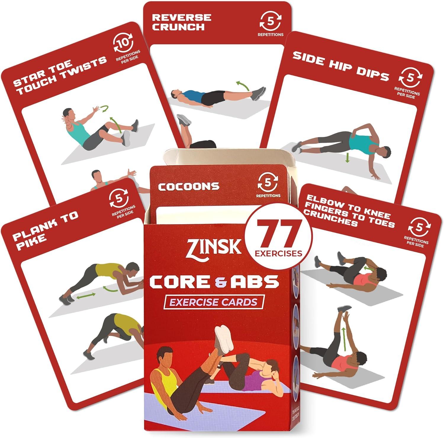 Abs Core Cards Showdown: 75+ Tested Workouts For Home Or Outdoors... Fit Smart!