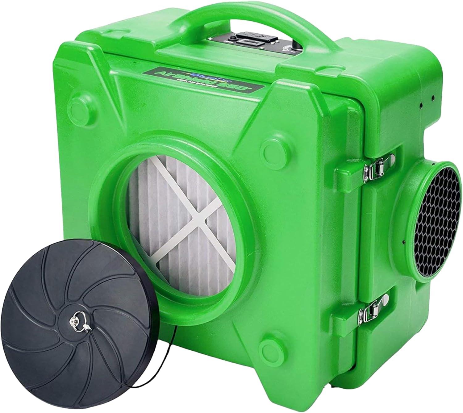 BlueDri Air Shield vs. Wet Damage: Tested Purification Power for 1400... Green & Daisy Chain!