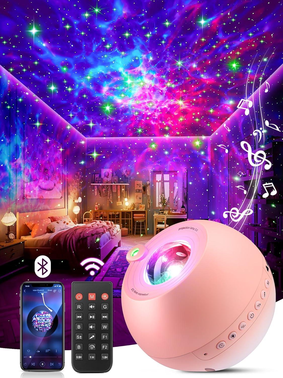 Galaxy Projector Versus: 15-Color Stars & Bluetooth… A Bedroom Showdown!