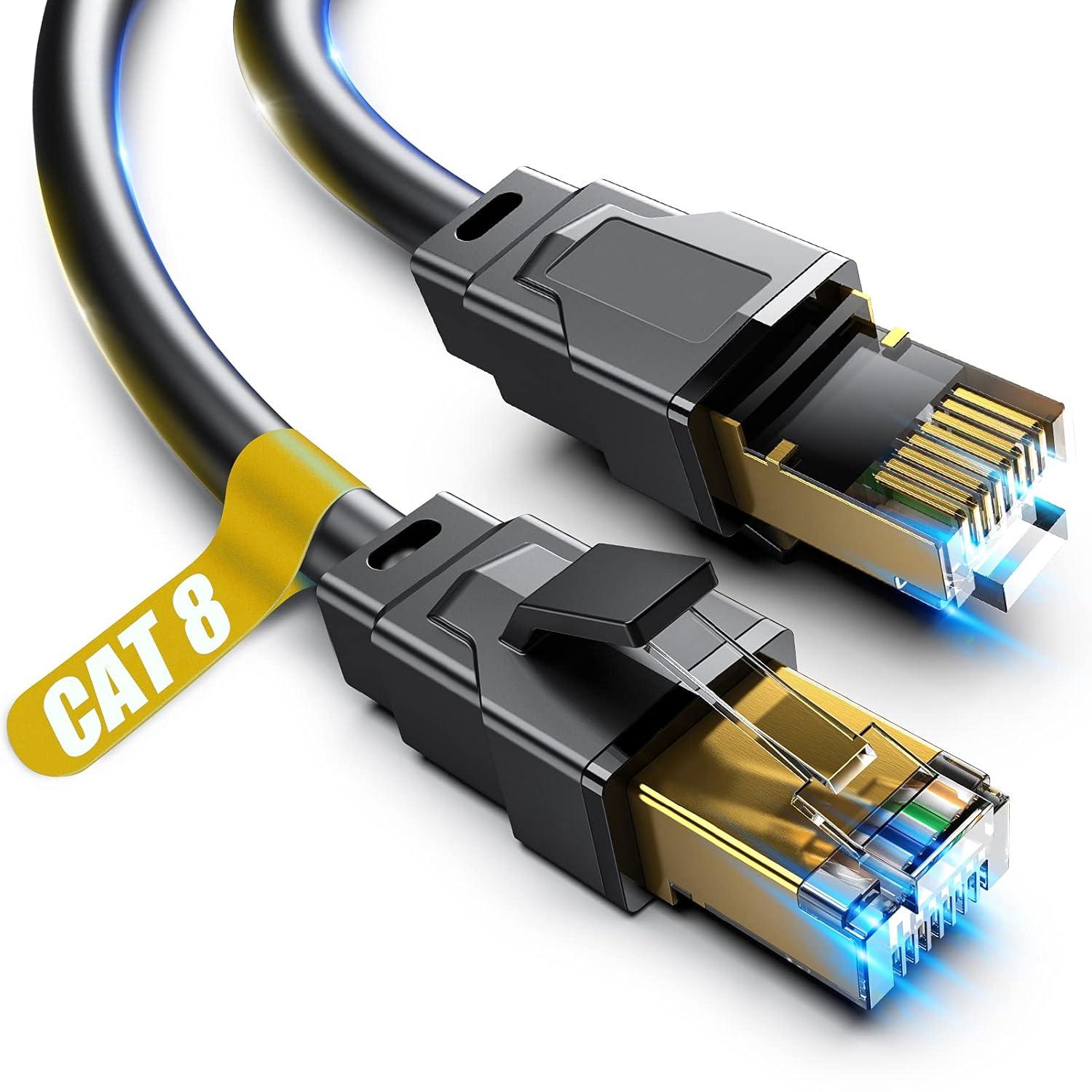 Shielded, 26AWG Cat 8... High-Speed, Gold Plated Connector Compared For Pro Use Case