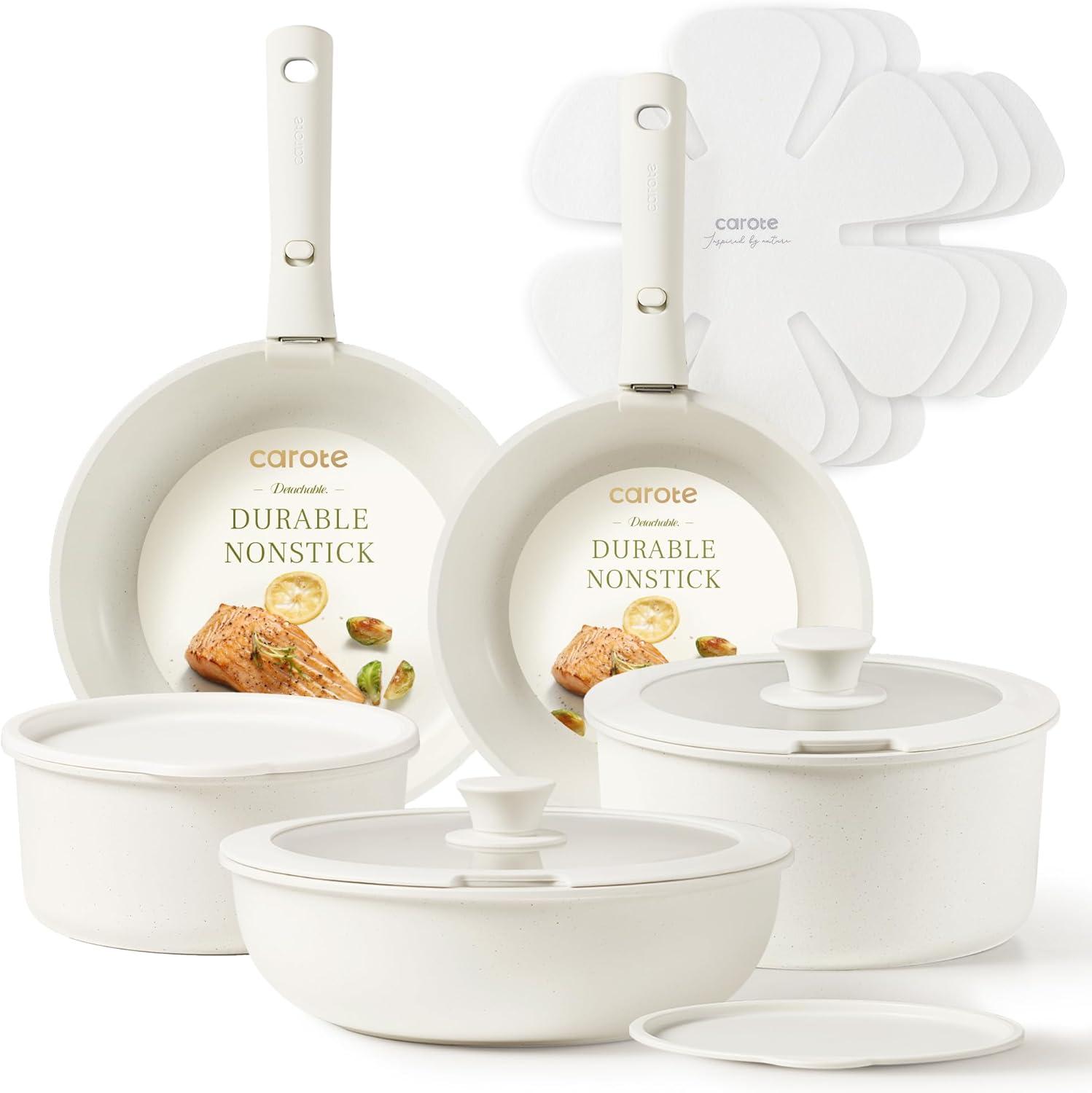 Non-Stick Tested Versus Nested Space: CAROTE Kitchen Set Insight