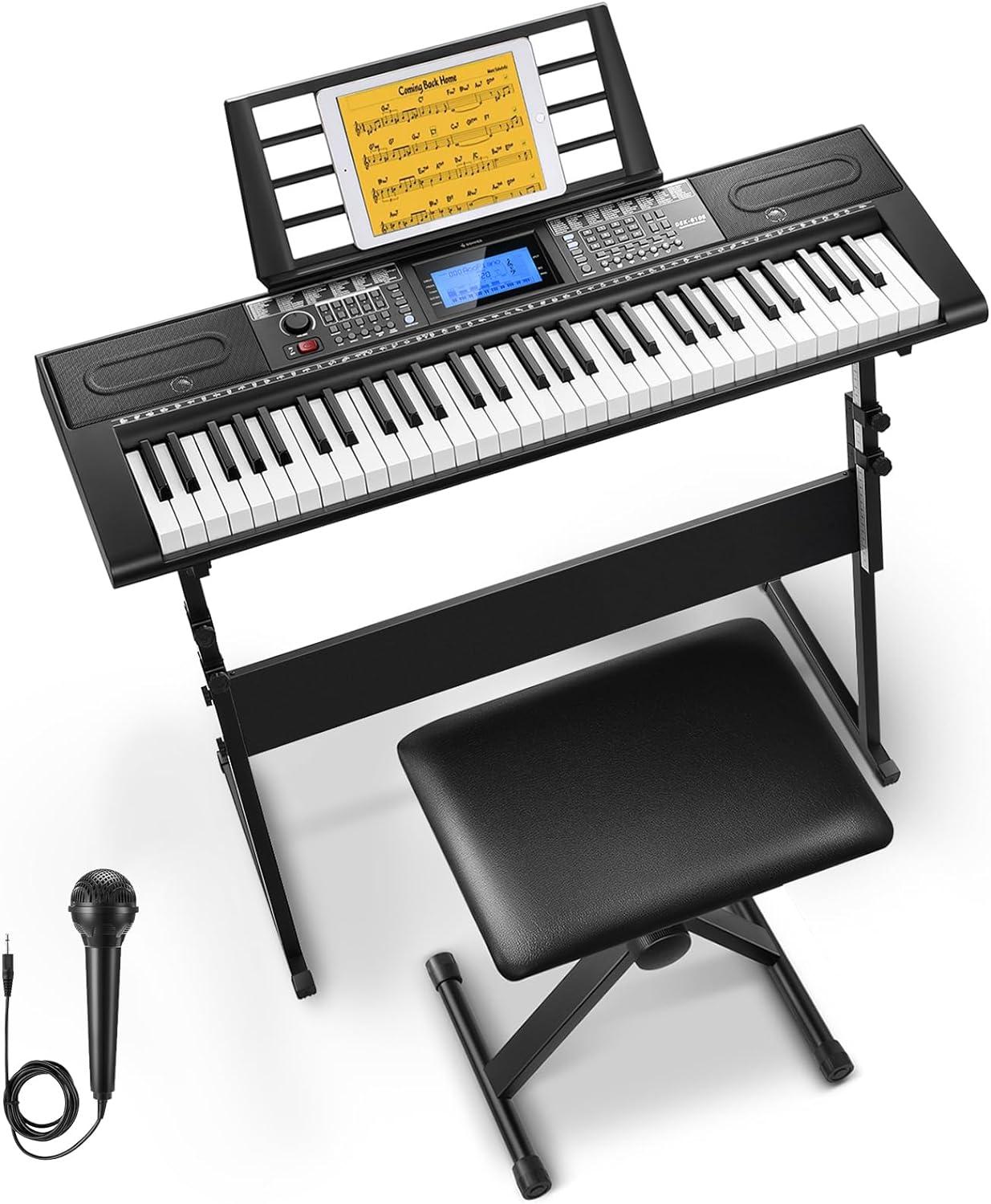 Donner 61-Key Electric Piano vs. Debut… Versus Tested Insights, Keyboards For Beginners (Black)