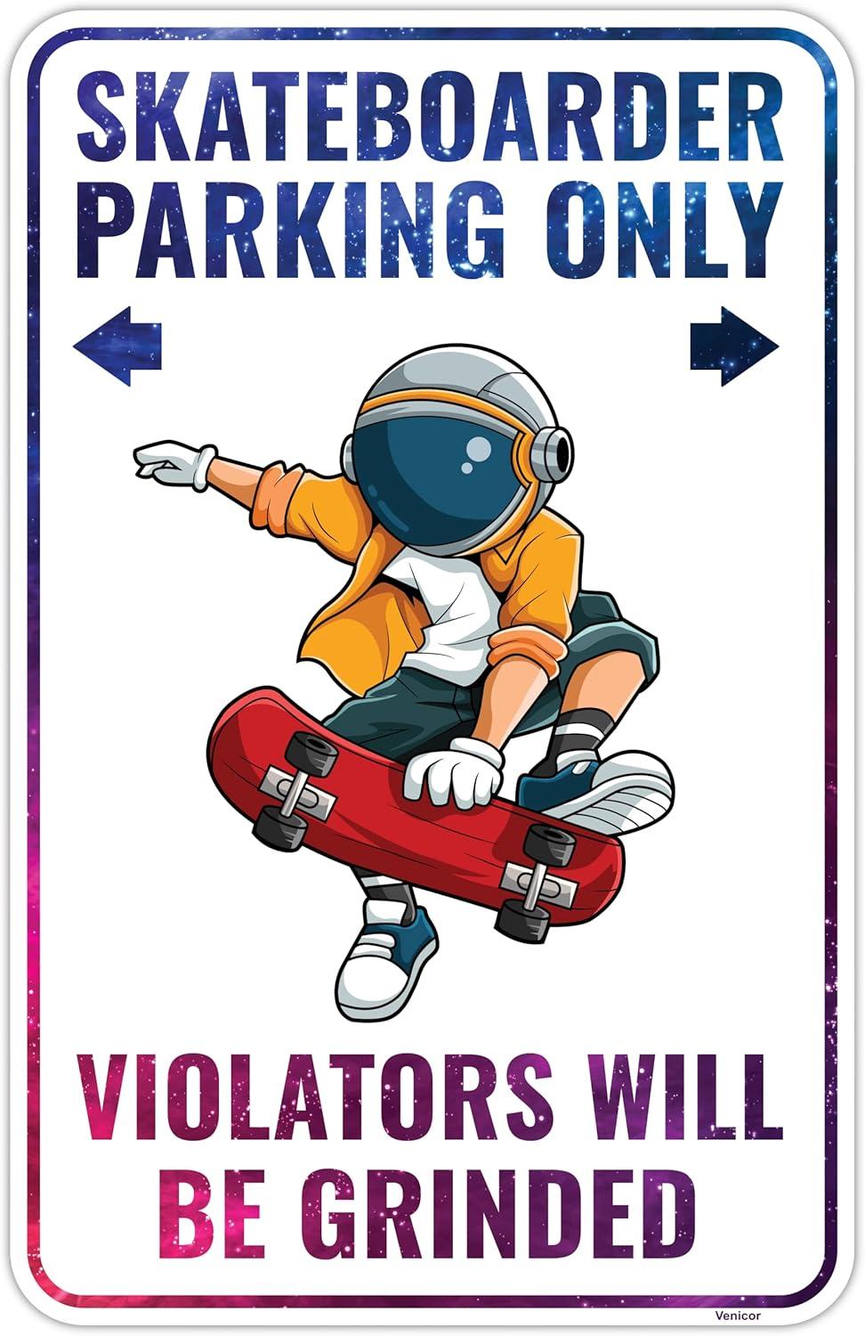 Skateboard Sign Compared: Tested, Versus Home Decor... Aluminum Style