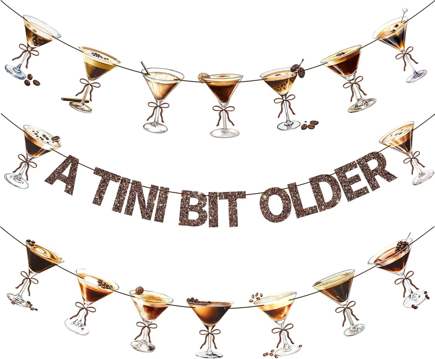 Surprising Espresso Martini Tests Decorations Tini Party Banners!