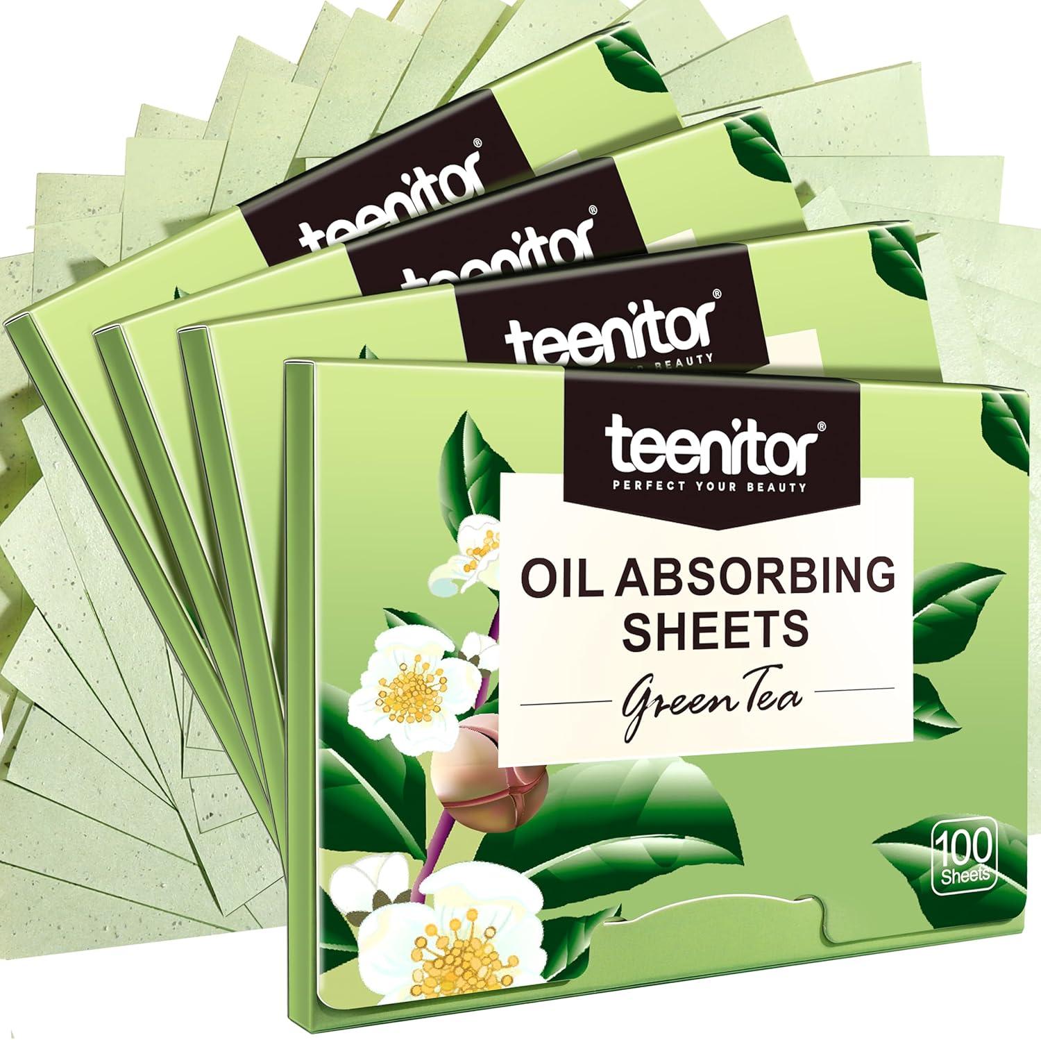 Green Tea Blotting vs. Oil Absorbent... Tested for Oil Control Film Use Case!