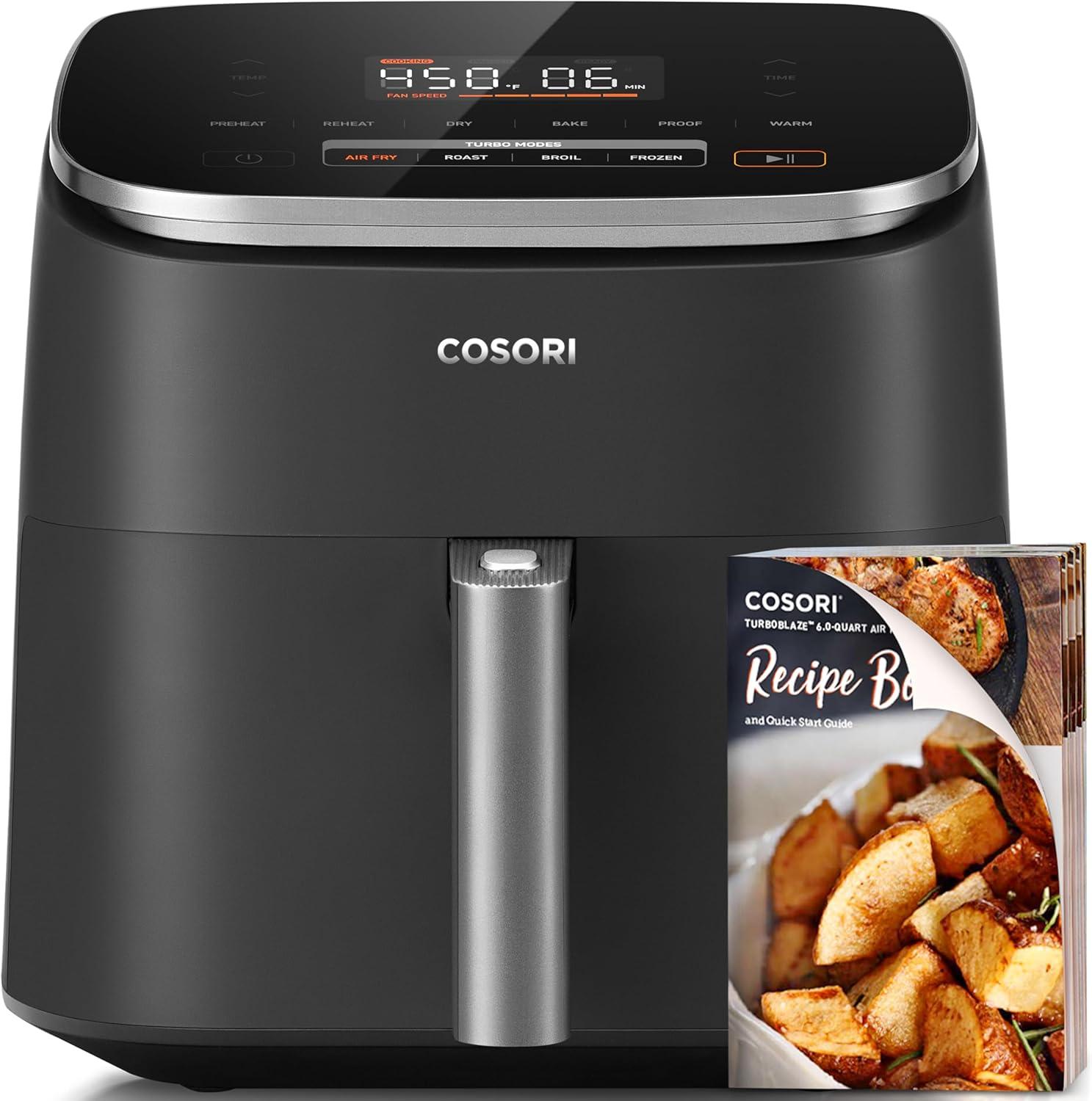 COSORI Air Fryer Showdown: Tested turbomodes vs 6-qt power... Seasonal sais scored