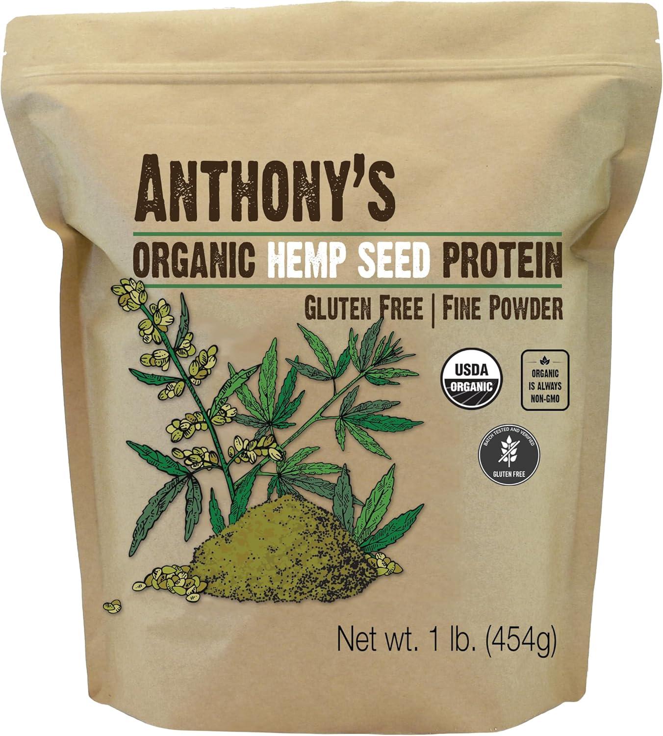 Organic Hemp Protein Showdown: Anthony’s Cold Pressed, Tested & Gluten-Free