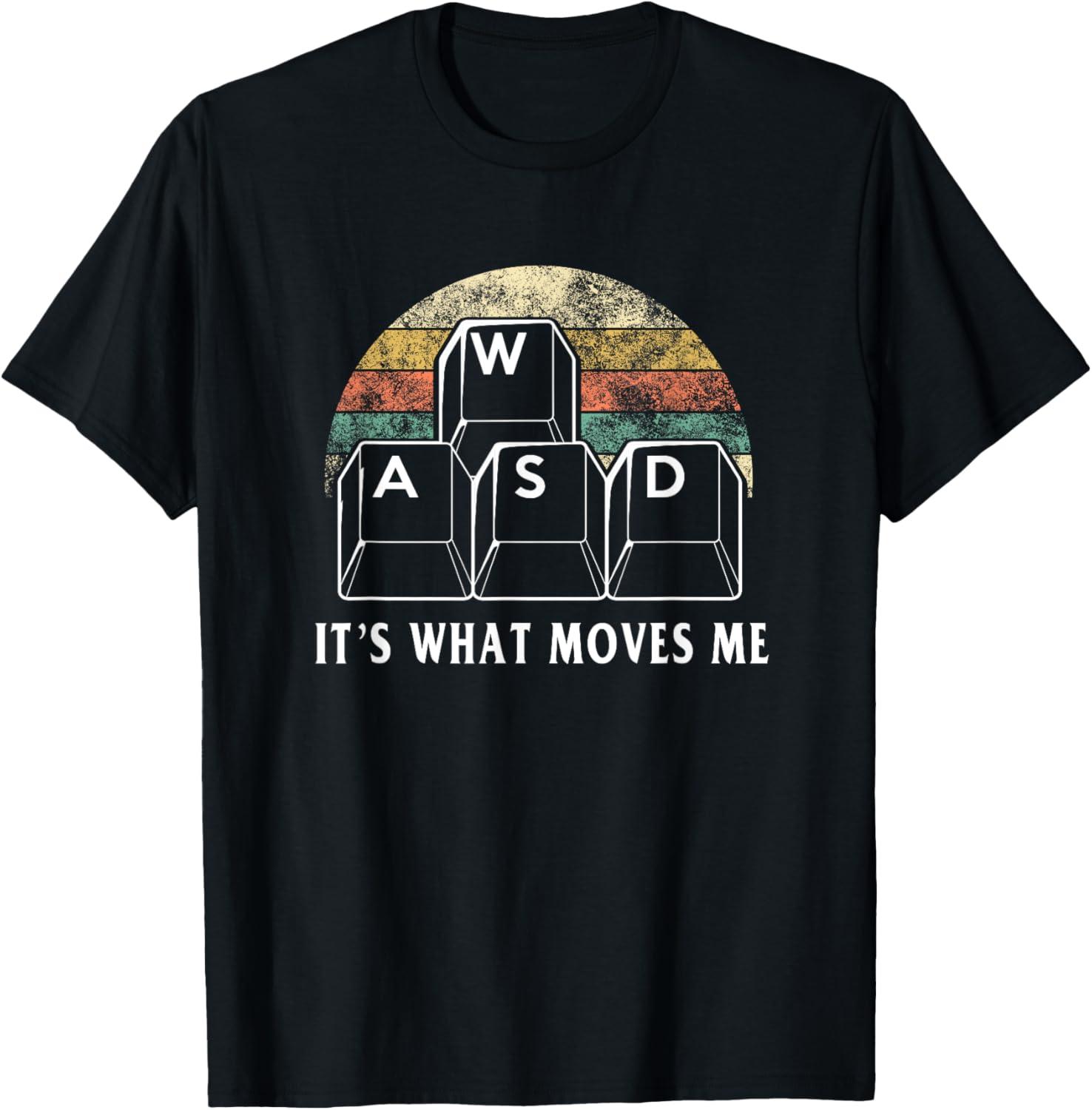 Funny PC Gamer T-Shirt: Surprising Comfort Compared... Wasd Moves, Gift Tested