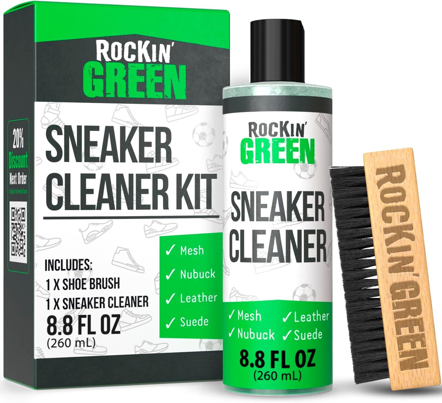 Surprising Shoe Cleaner Showdown: Brush Included (Eco-Tested 8.8fl Oz)