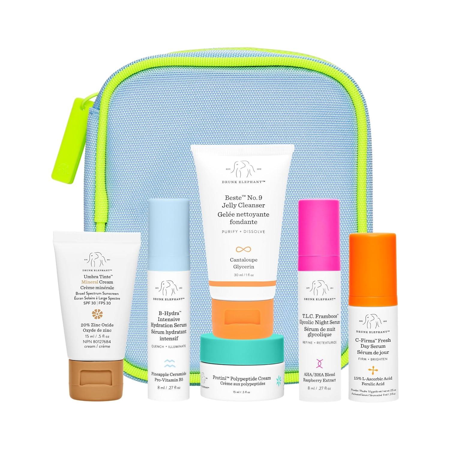 Drunk Elephant Showdown: Littles 7.0 Kit's Travel-Friendly, Clean, and Cruelty-Free Tested Skincare