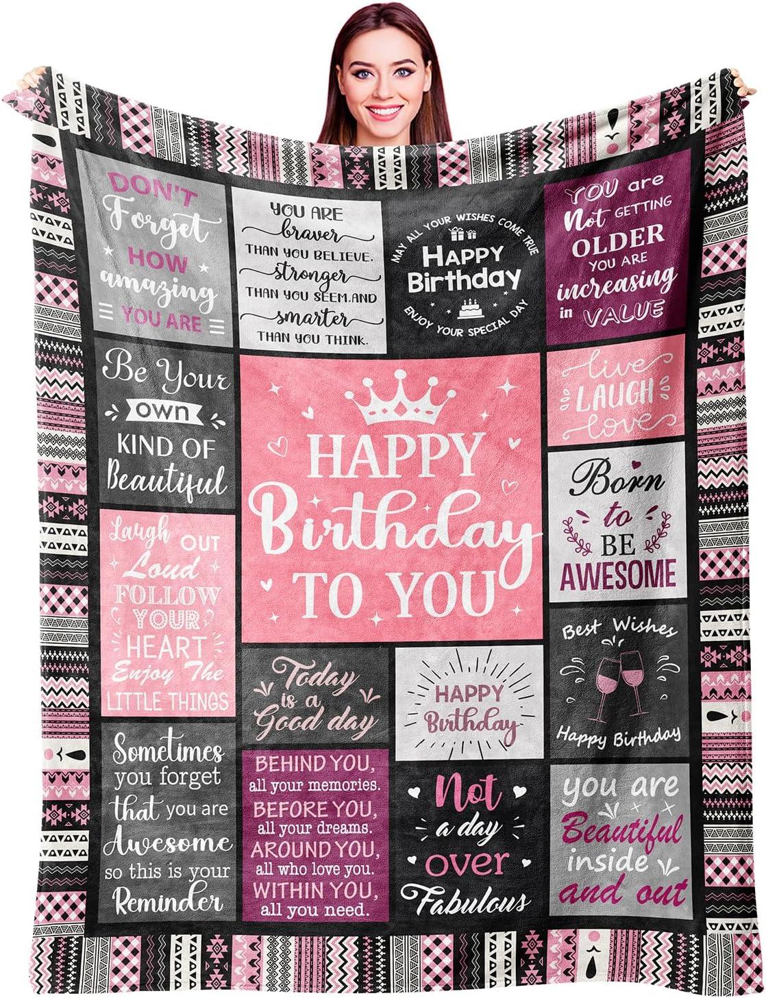Surprising Birthday Gift Showdown: 60x50 Throw, Decor's Touch, Custom Ideas, Versatile for Family & Friends
