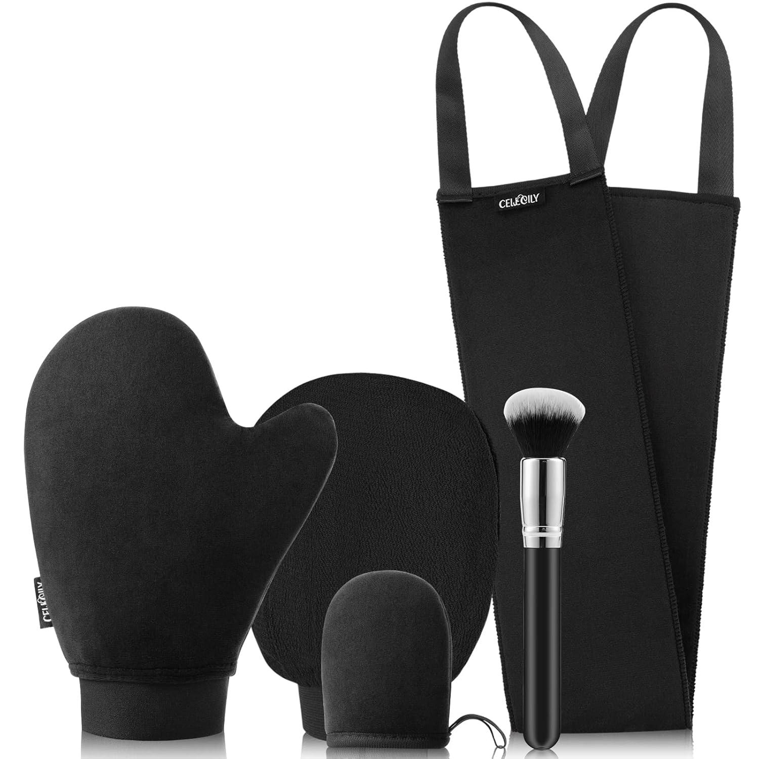 Self-Tanning Showdown: Streak-Free Mitts, Back-Friendly Gloves, & Compact Set