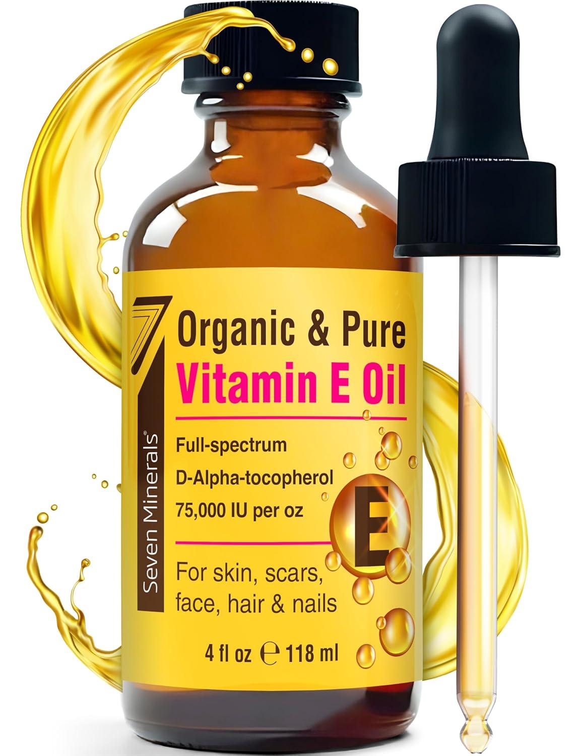 Vitamin E Showdown: 300k IU Organic vs. Synthetic - Surprising Skin Care Insight for Hair & Scars (Naturally Occurring, 100% Pure)