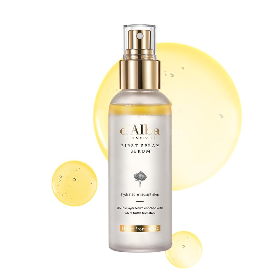 Surprising Showdown: Korean Skincare's Lightweight Mist & White Truffle Serum for Radiant Skin (3.38 fl oz.)