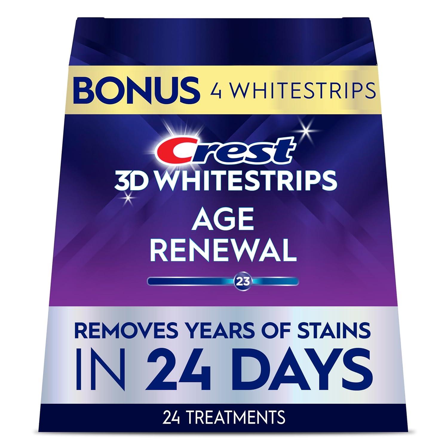 Crest 3D Whitestrips Showdown: 34 Levels Whiter in 20 Days (LED Tech)
