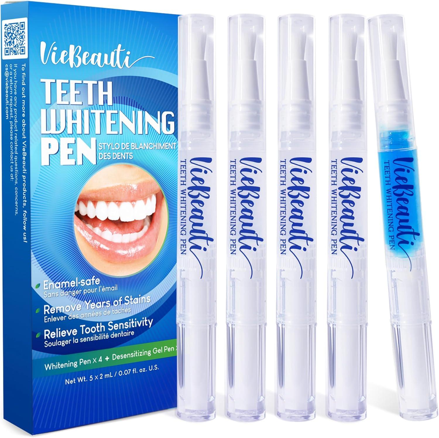 Teeth Whitening Pen (35% Carb) Versus Remineralizing Pen: Surprising No-Sensitivity Stain Solution
