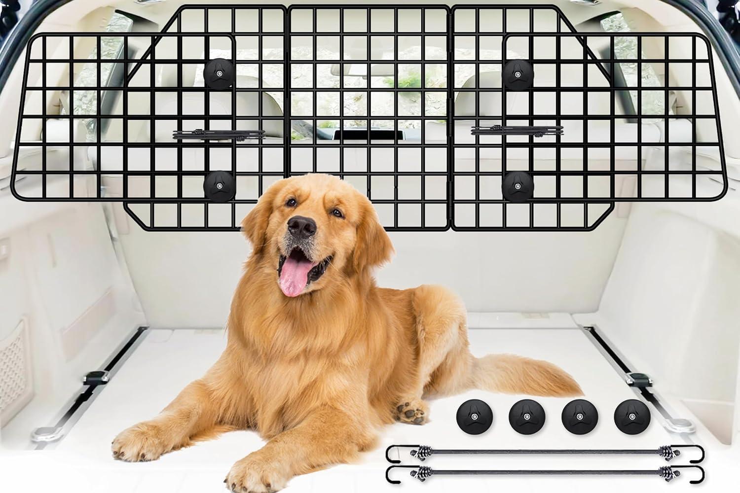 Adjustable Design Showdown: Tested for Small Cars vs. 60.6" Black Universal-Fit Pet Divider Gates