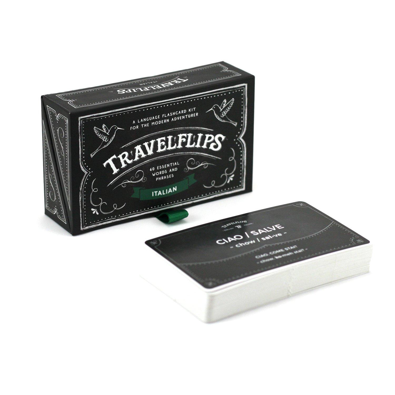 Surprising Insight: Italian Flash Cards vs. Language Cards - Words, Sentences, Gift, and Portability for Travelers?