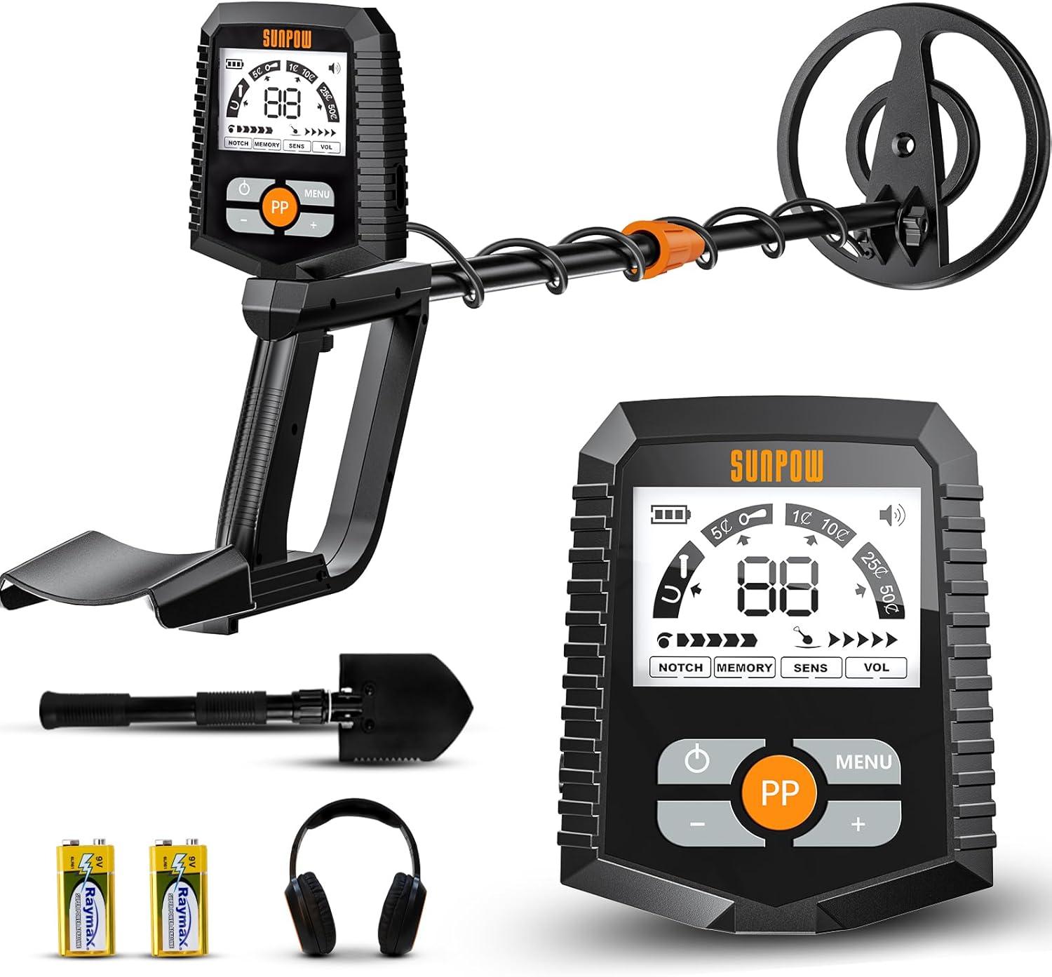Waterproof Metal Detector Tested for All Ages & Occasions: 6 Modes, IP68, 10-Inch Coil
