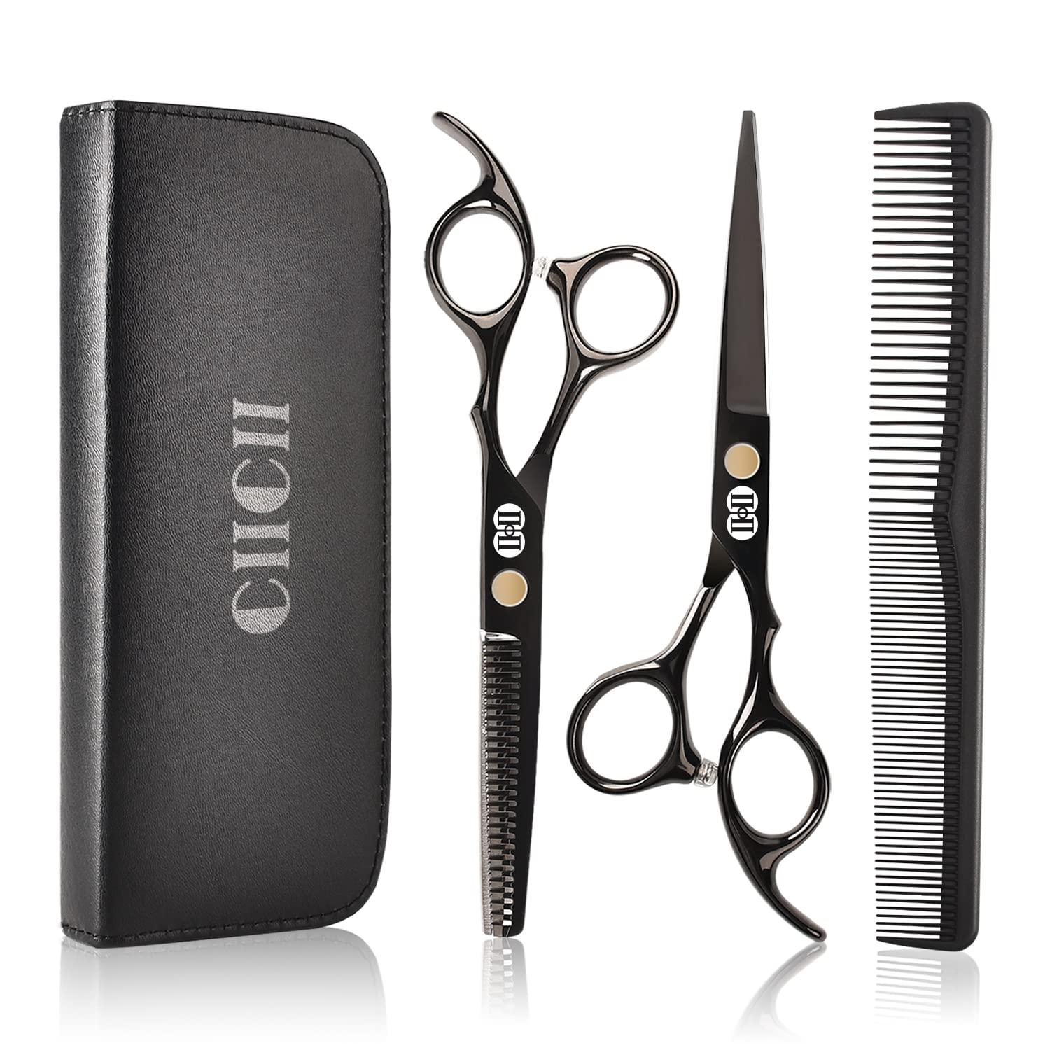Surprising Showdown: CIICII Hair Scissors (Thinning Shears) Black for Home Use