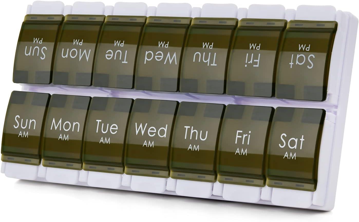 Tested 3+7 Combo Pill Organizer: Safe, Spacious, & Easy for Elderly Use?