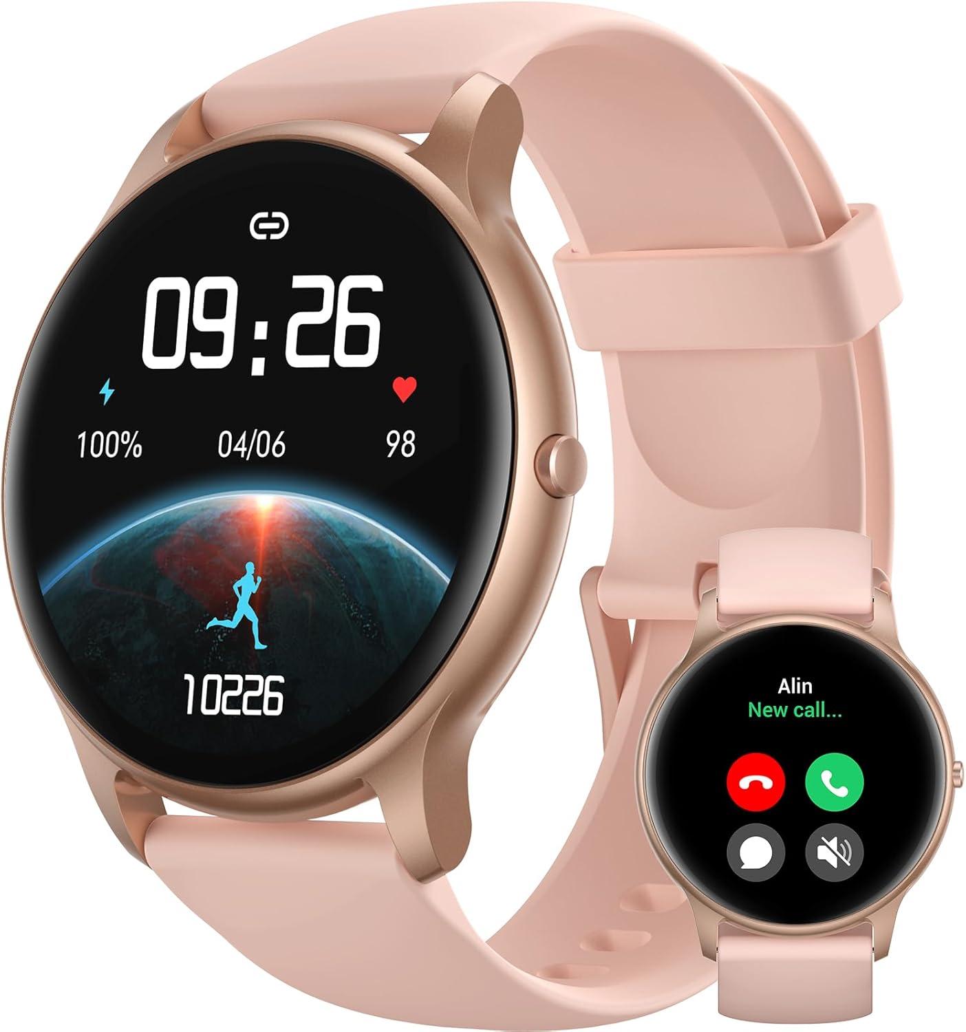 Surprising Insight: Parsonver Smart Watch... Answer/Make Calls, HD Screen, IP68, 100+ Sport Modes, Rose Gold
