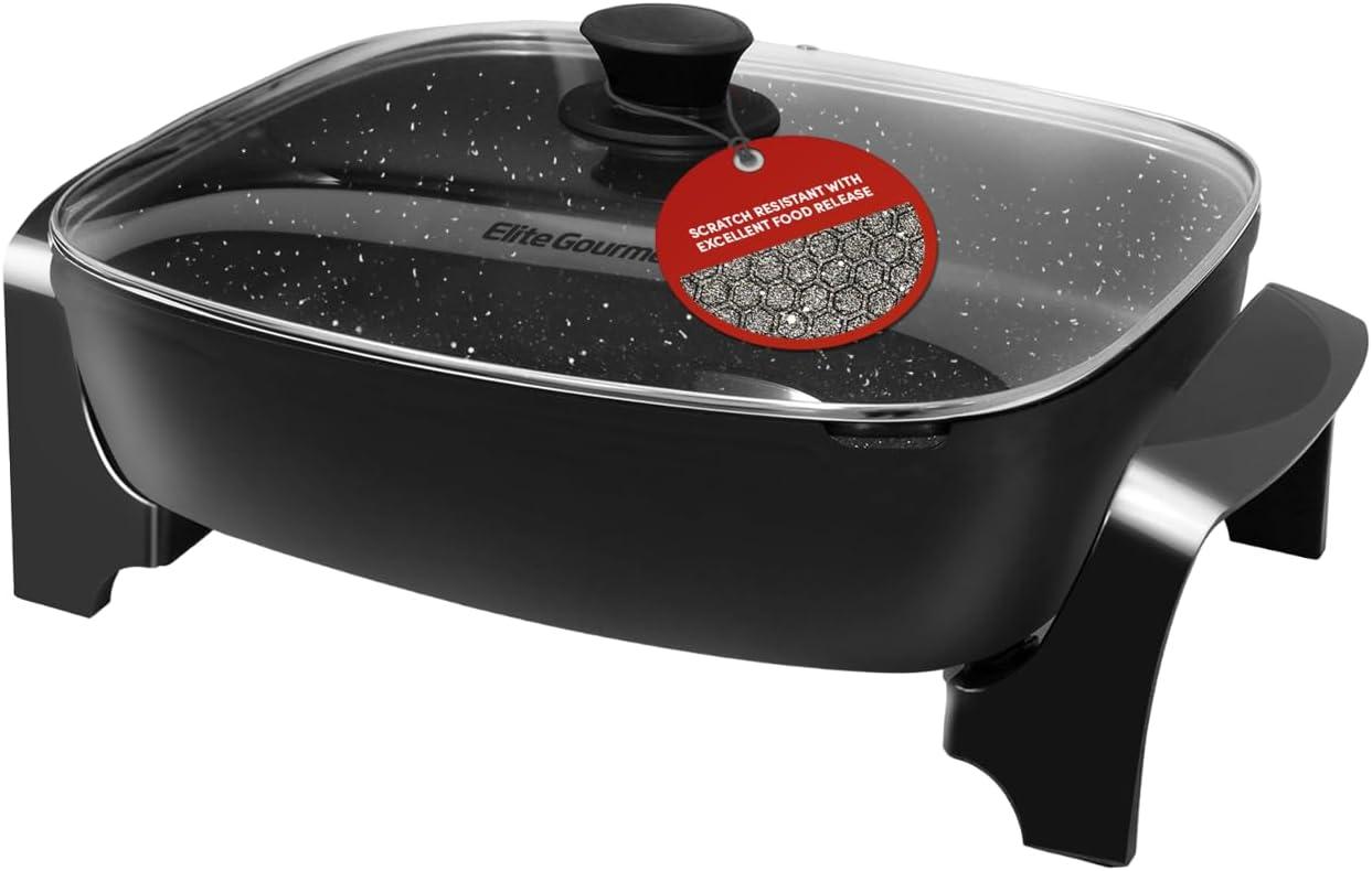 Elite Gourmet EG-6203# - Surprising Electric Skillet Showdown: Extra Deep, Dishwasher Safe, & Non-Stick Tested
