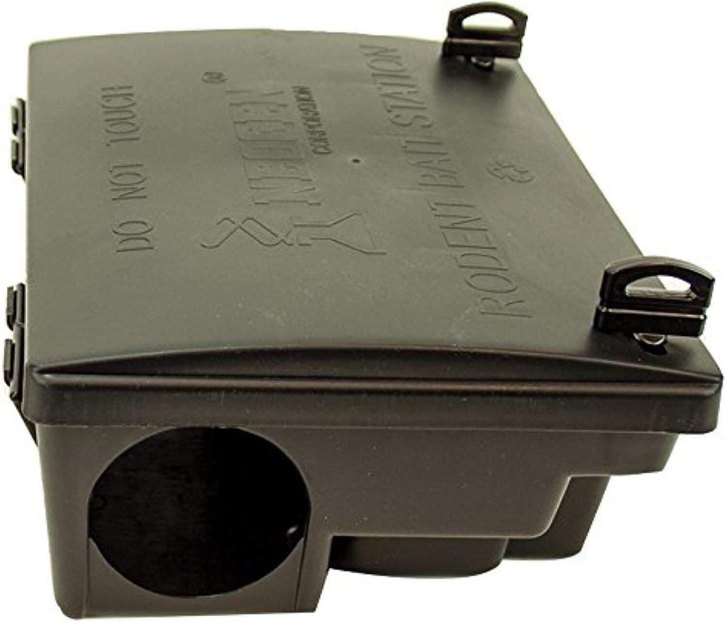 Rodent Bait Station Showdown: Lockable Design, Key Locking for Safety, Holds Dry/Liquid Bait