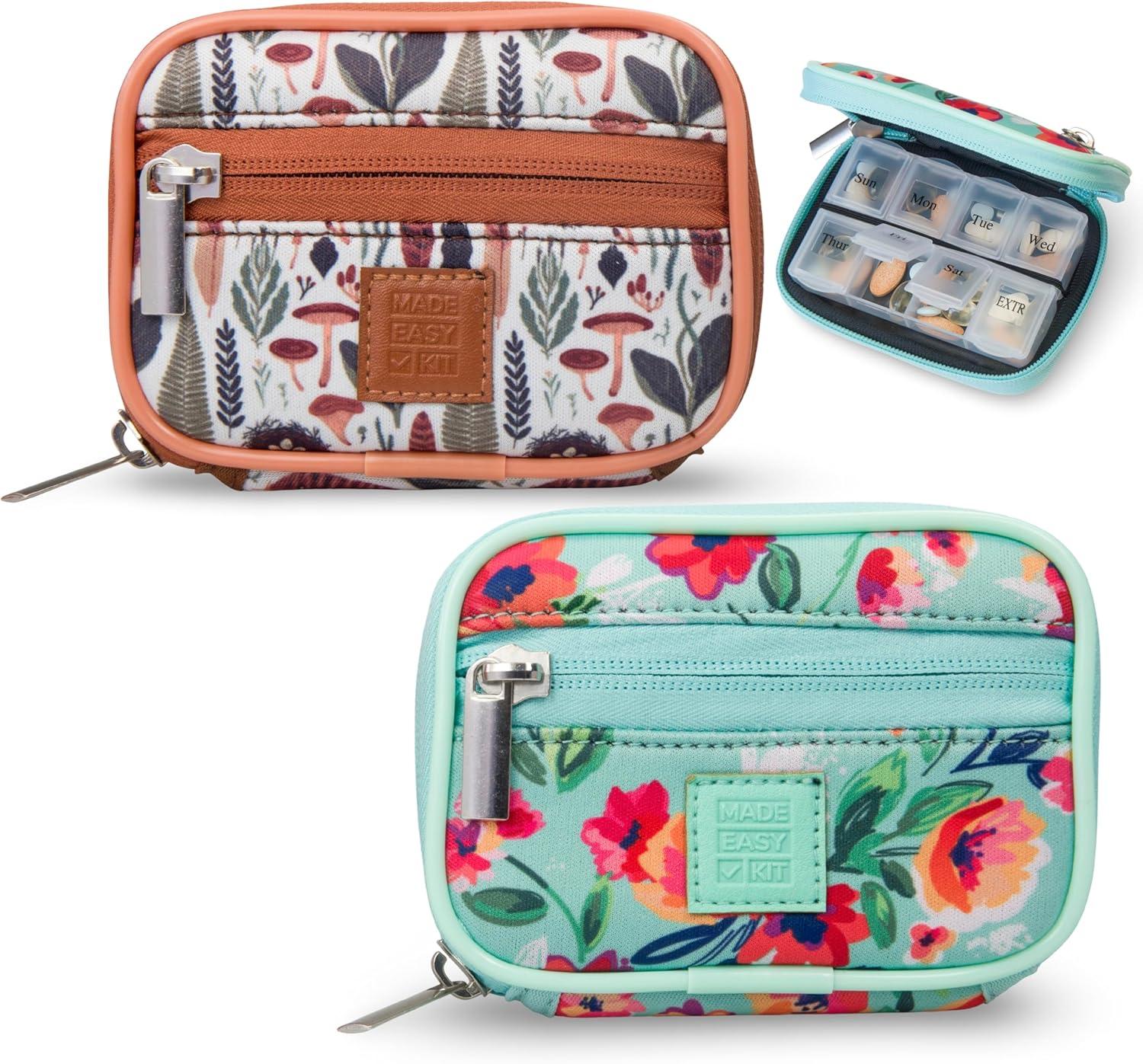 Travel Purse Accessory Showdown: Weekly Organizer vs. Removable Vitamin Box- Tested for Chaos?