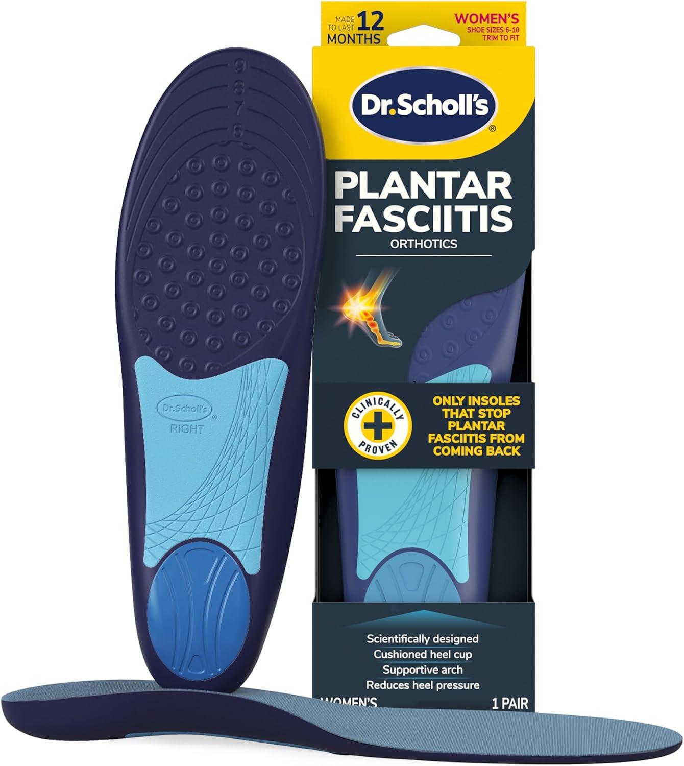 Dr. Scholl's® Plantar Fasciitis Insoles: Trim-to-Fit, Surprising Pressure Relief - Tested