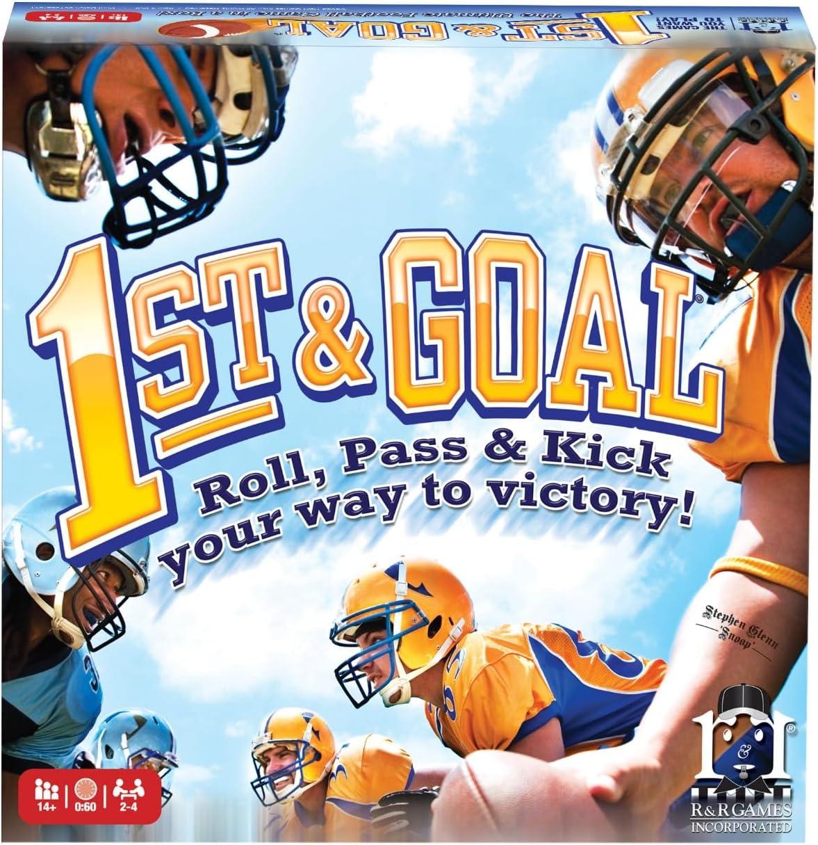 R&R Games 1st & Goal vs Football Board Game: Surprising Insight on Family Night Fun (Customizable Cards vs Digital Tracker)