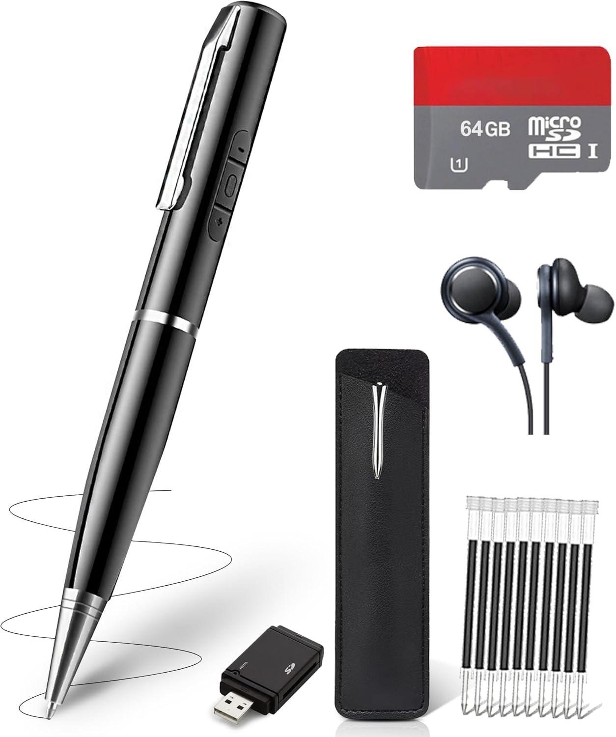 AI Voice Recorder Tested: 64GB Storage, Voice Activated, AI Noise Reduction - Mp3 Player for Meetings…
