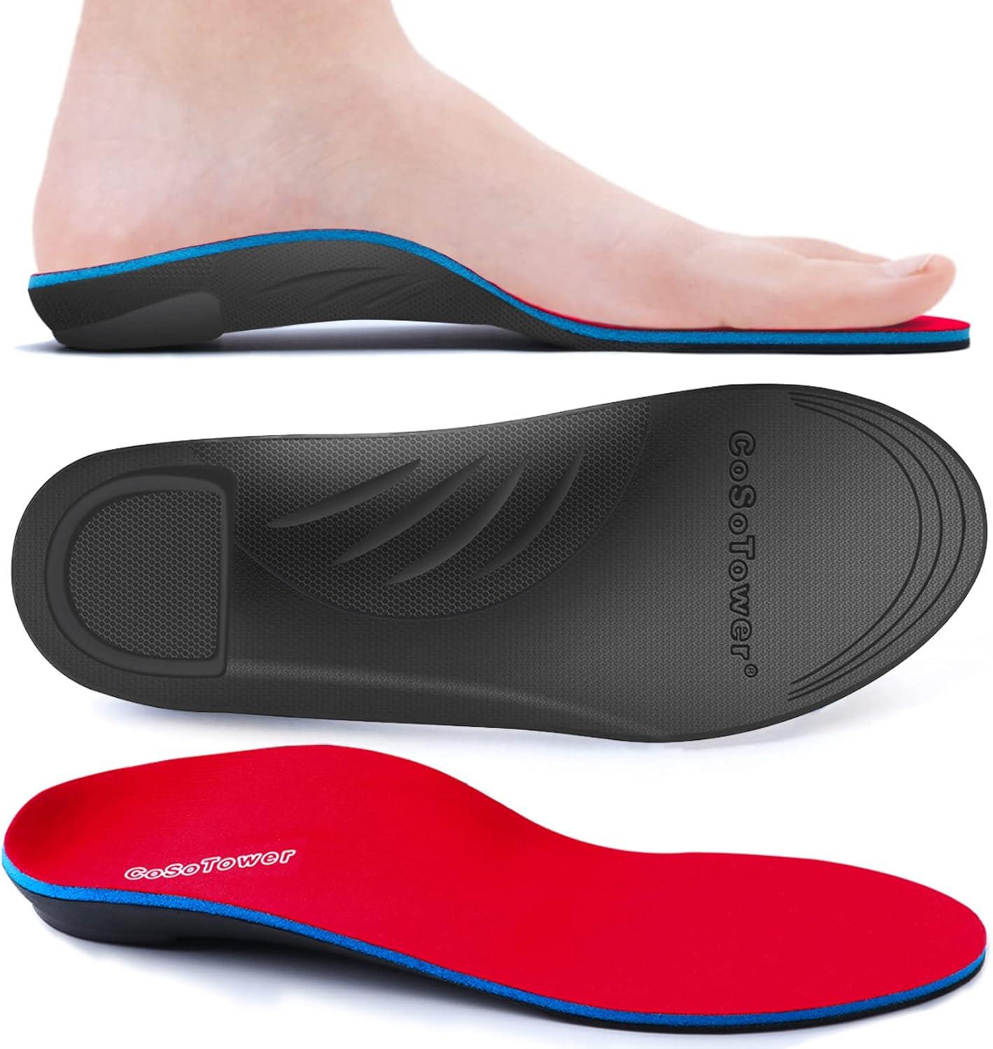 Arch Support Insoles (Deep U-Shaped Heel) vs. Over Pronation (Rigid Shell): Tested for Daily Comfort & Foot Pain Relief
