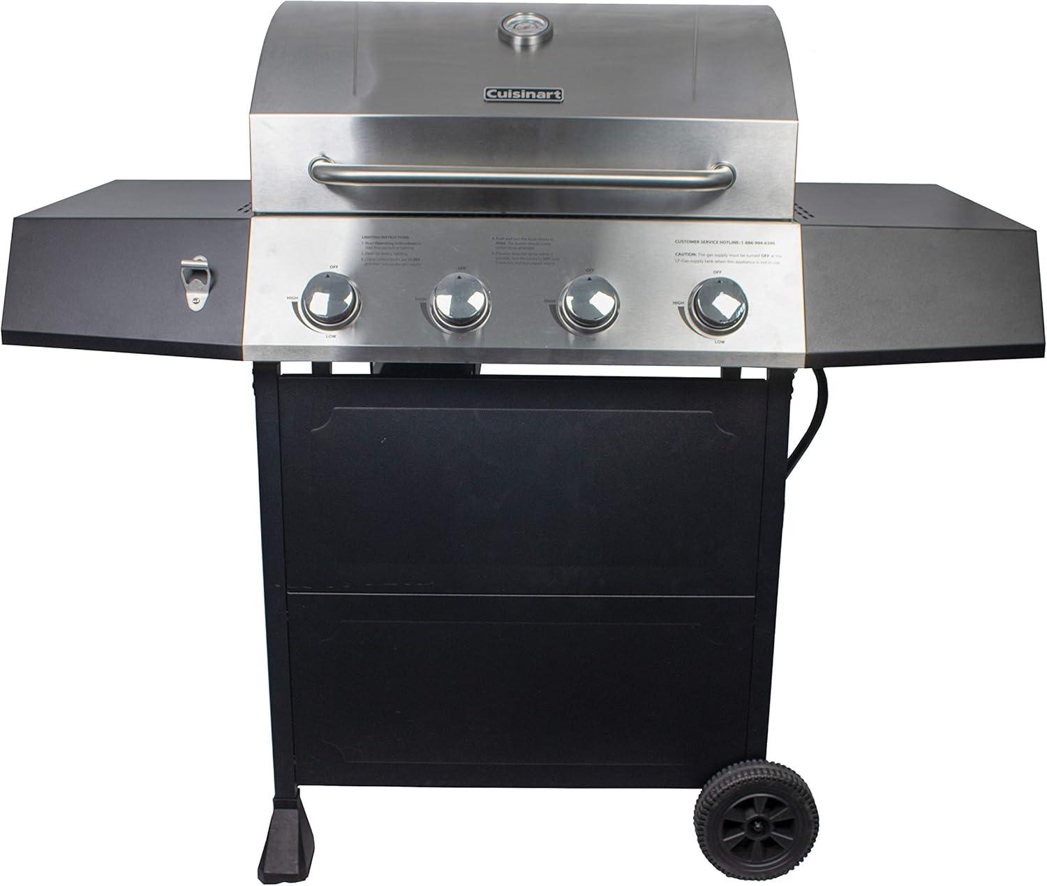 Cuisinart 4-Burner Grill vs. Competitors: 44,000 BTU & Cast Iron Grates Tested for Outdoor Prep