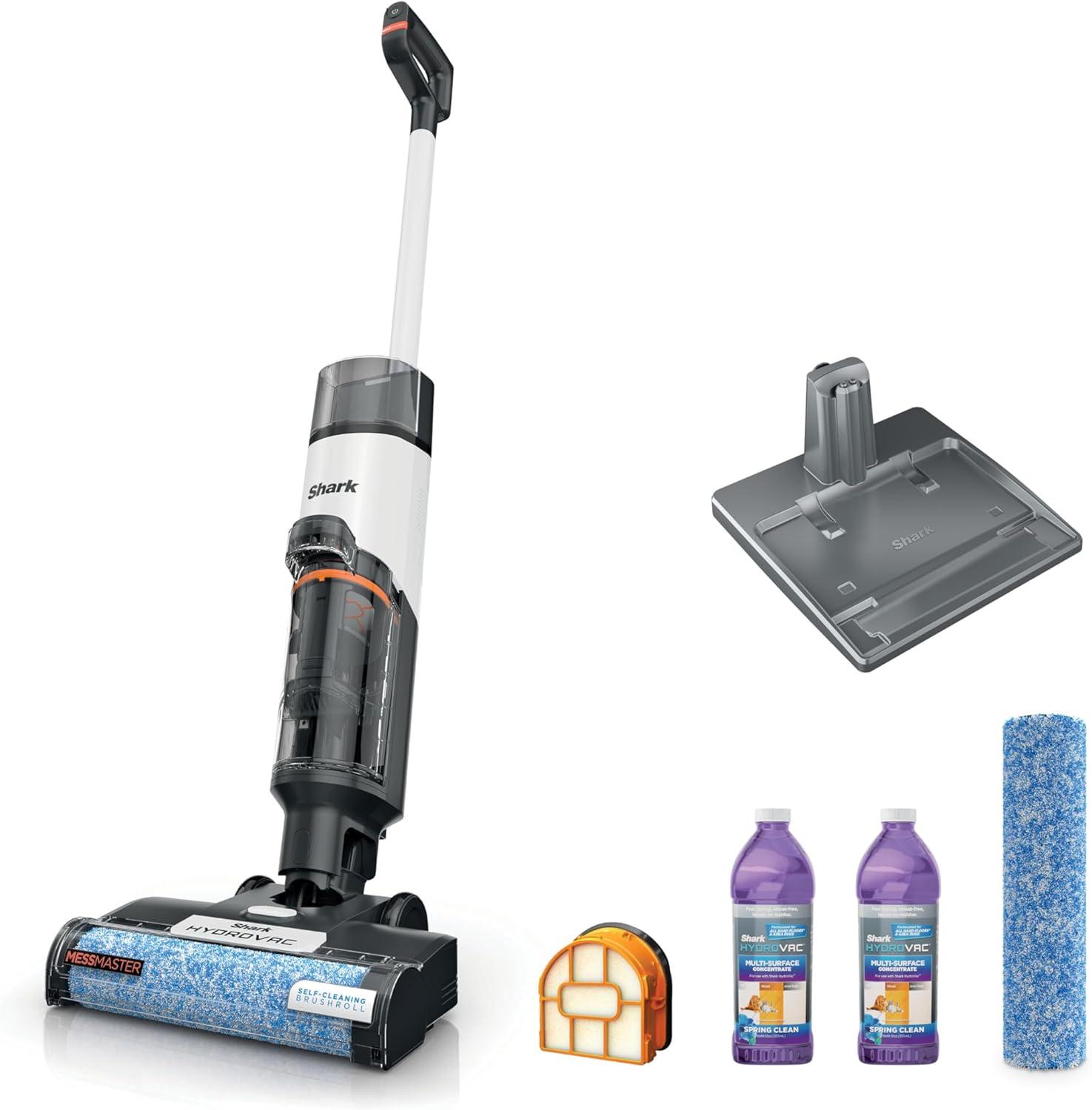 Shark's Cordless Wet/Dry Mop: Self-Cleaning Showdown vs. 2 Brushrolls & Solutions… Tested for Hard Floors