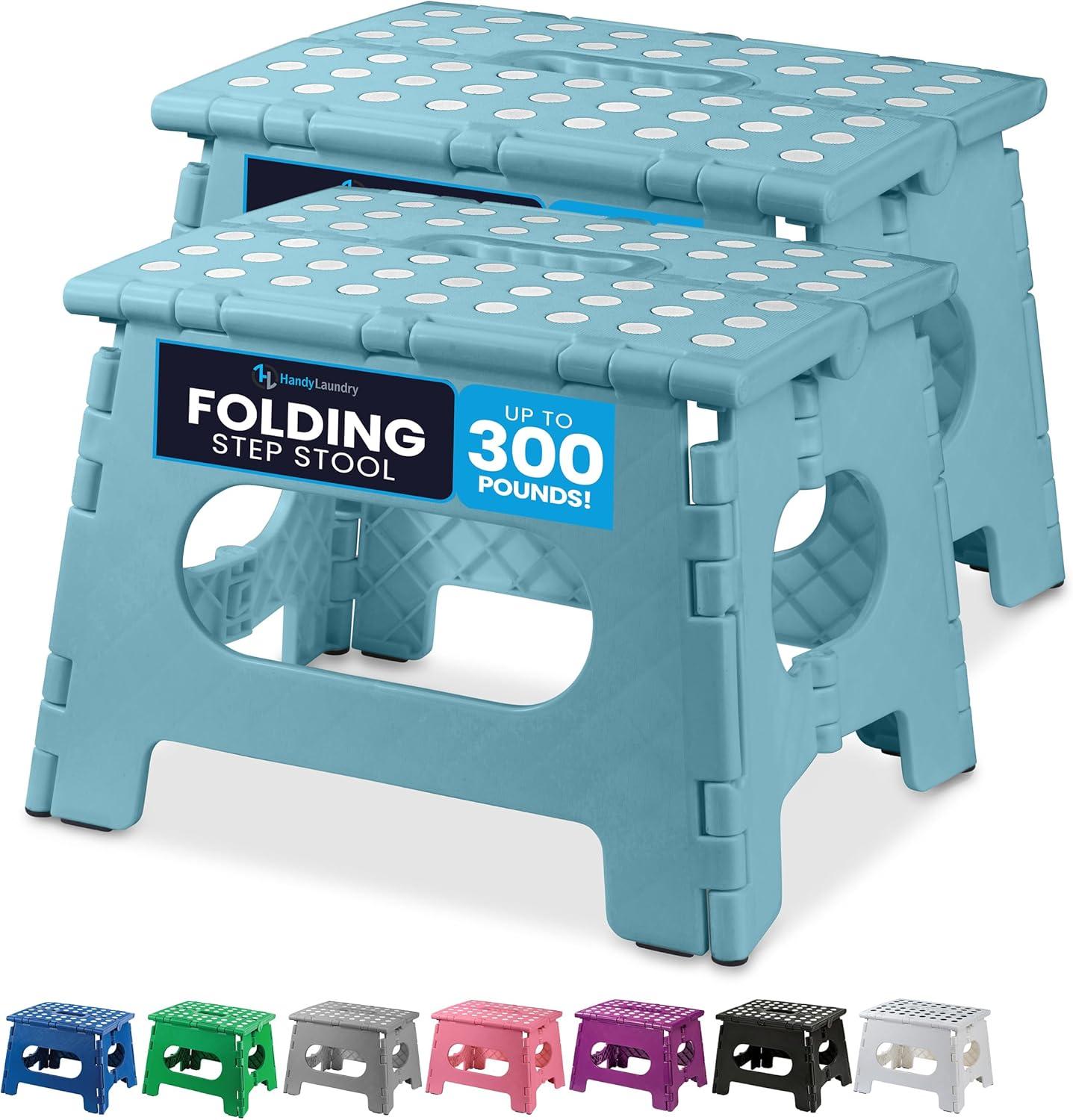 Laundry Step Stool Showdown: Lightweight, One-Flip Open, & Teal 2-Pack Revealed