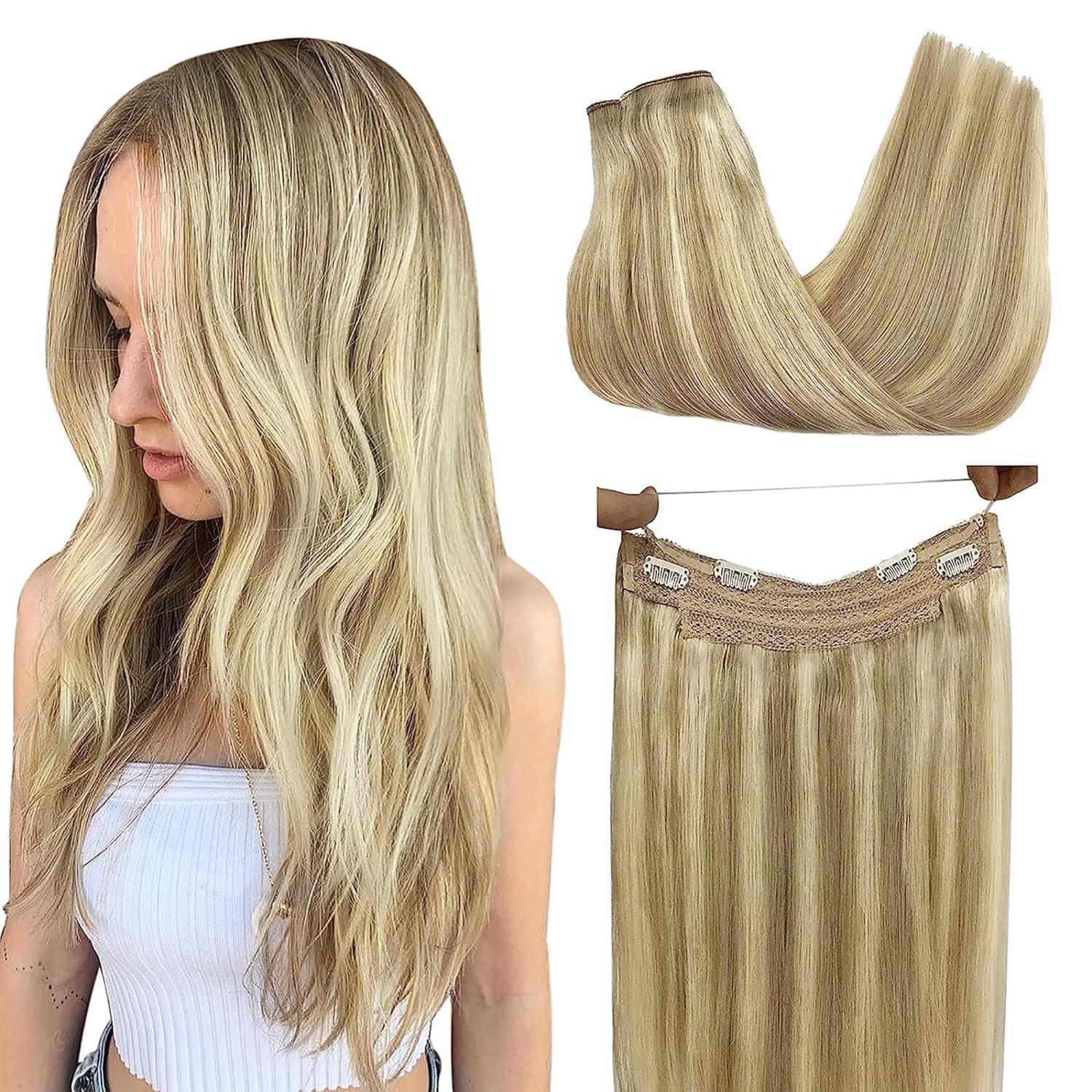 Tested: 14inch 75g Blond Mix vs Transparent & Seamless Fish Line Extensions