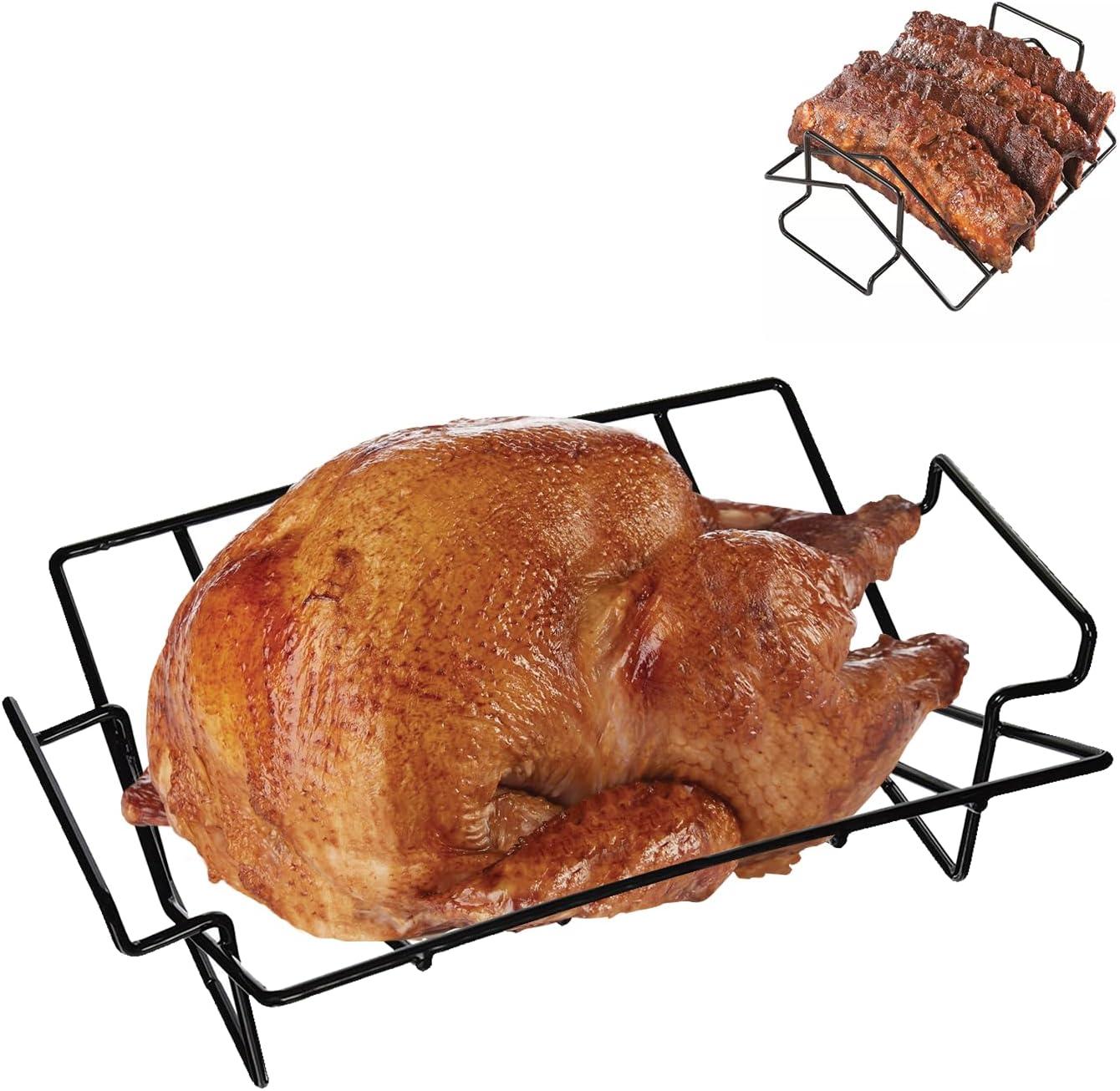 Tested BBQ Racks: V-Shaped Legs, Turkey Rotation, Dual-Purpose Indoor Compatibility - Surprising Benefits