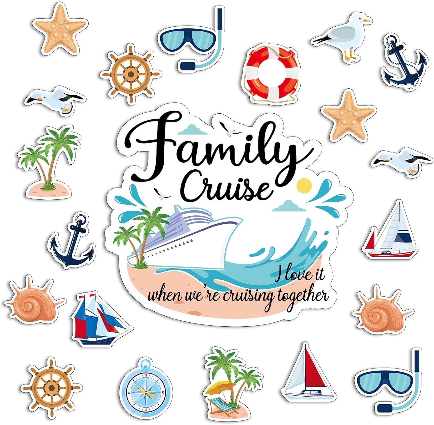 Cruise Door Decorations Showdown: 26pcs Family vs 16pcs Mouse